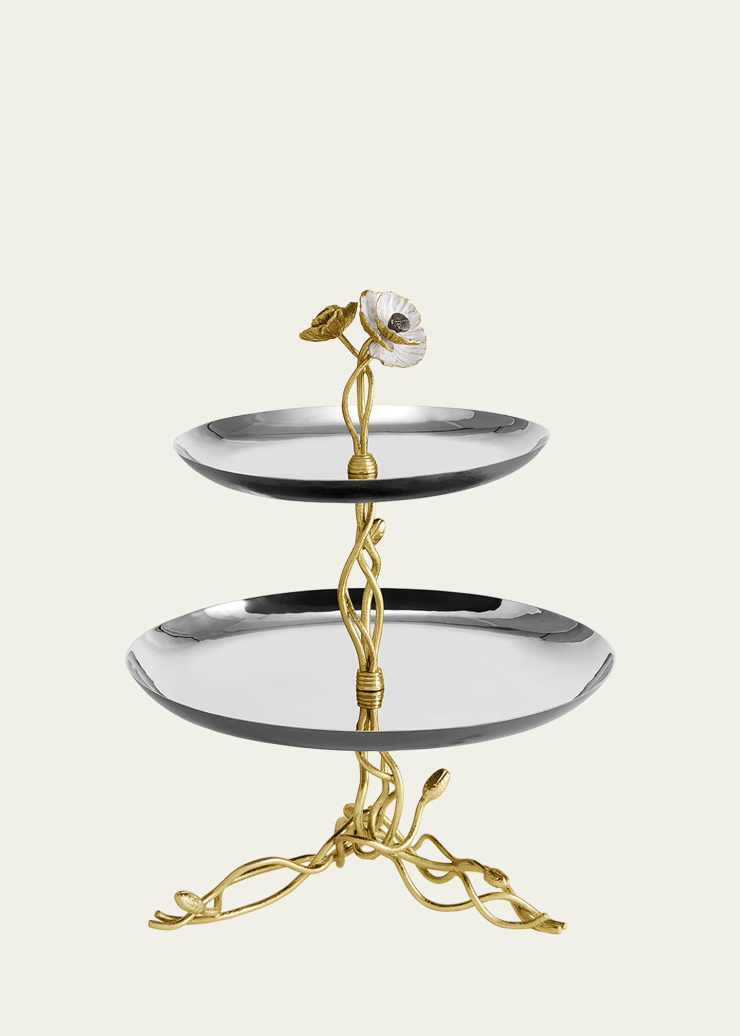 Michael Aram Anemone Two-Tier Etagere Image 1 of 4