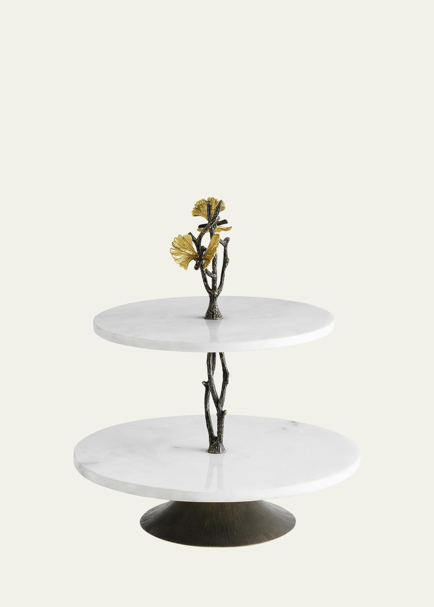 Michael Aram Butterfly Ginkgo Etagere Under counter - Bergdorf Goodman
