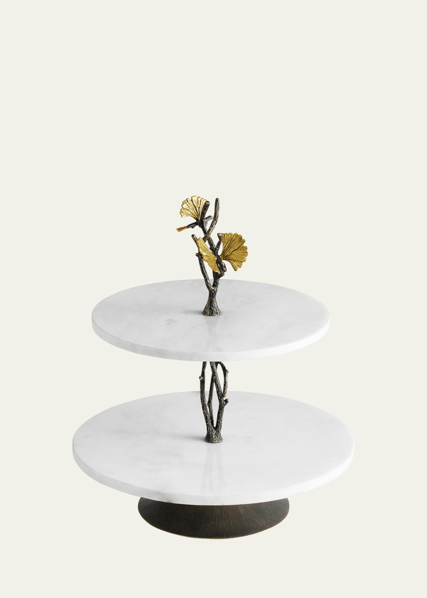 Michael Aram Butterfly Ginkgo Etagere Under counter - Bergdorf Goodman