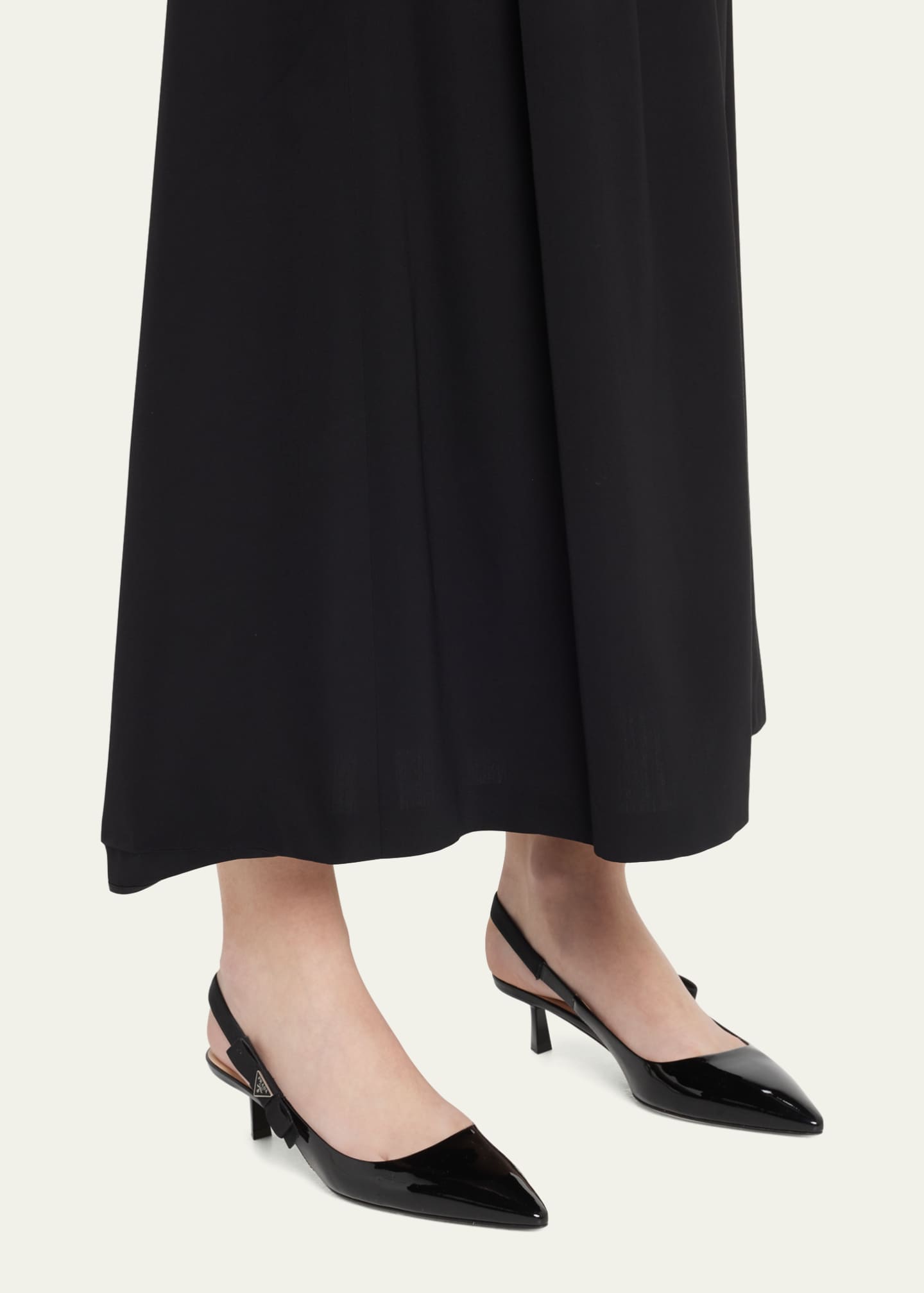 Prada pumps with bow hotsell