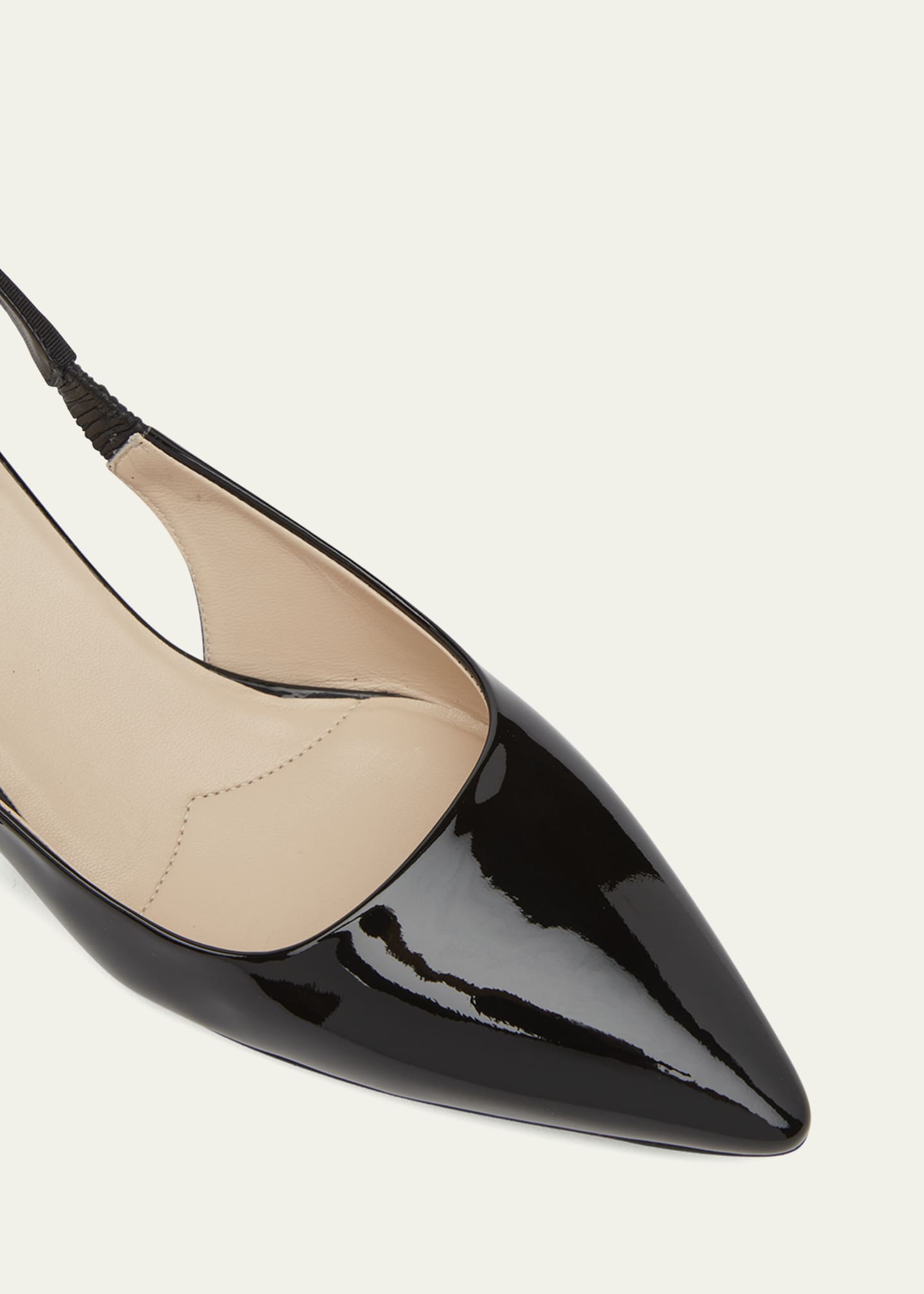 Prada Patent Bow Slingback Pumps