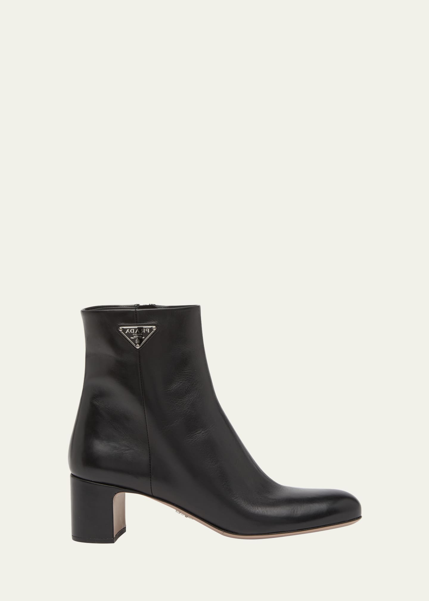 Prada leather ankle boots sales