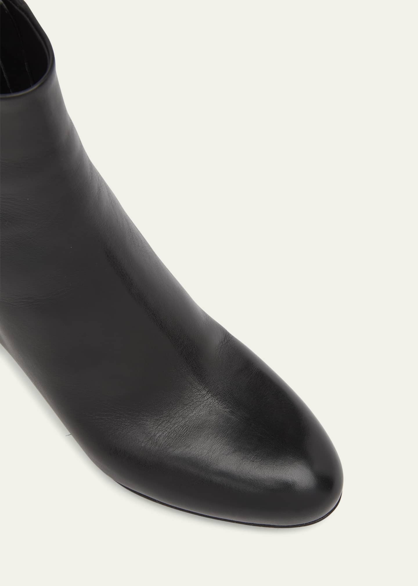 Prada Leather Zip Ankle-Booties Image 5 of 5