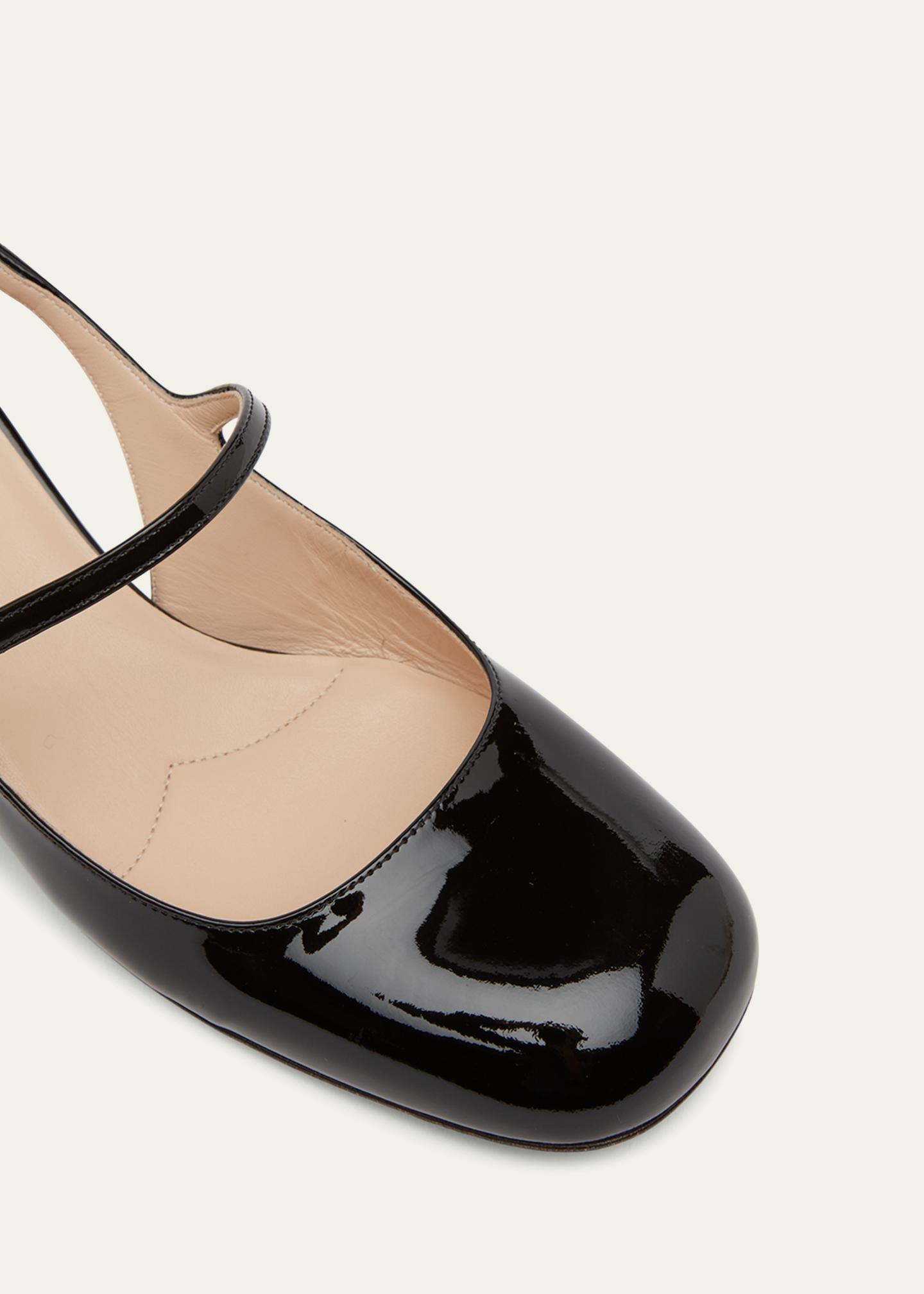 Prada Patent Mary Jane Slingback Pumps - Bergdorf Goodman