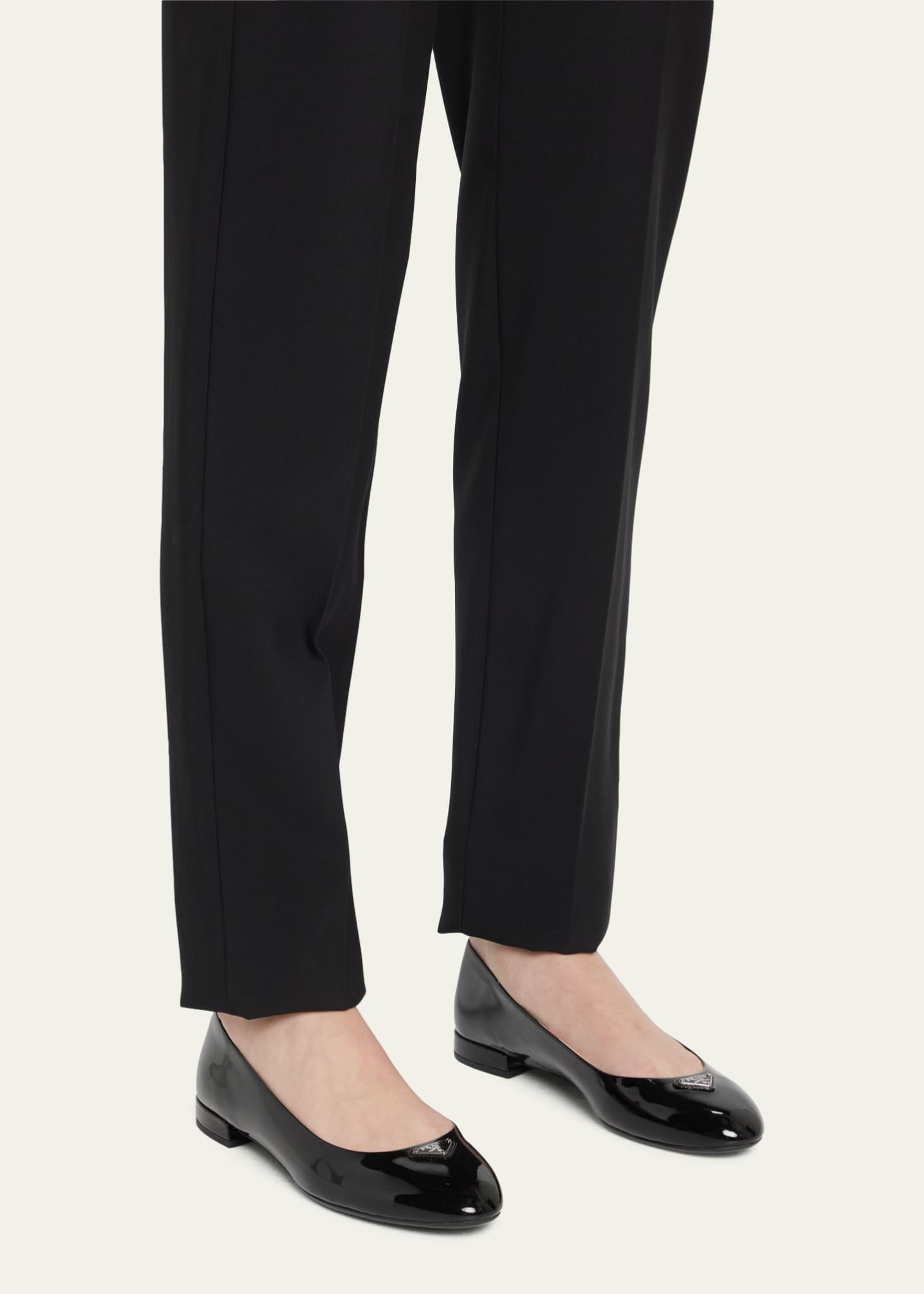 Patent ballerina flats hotsell