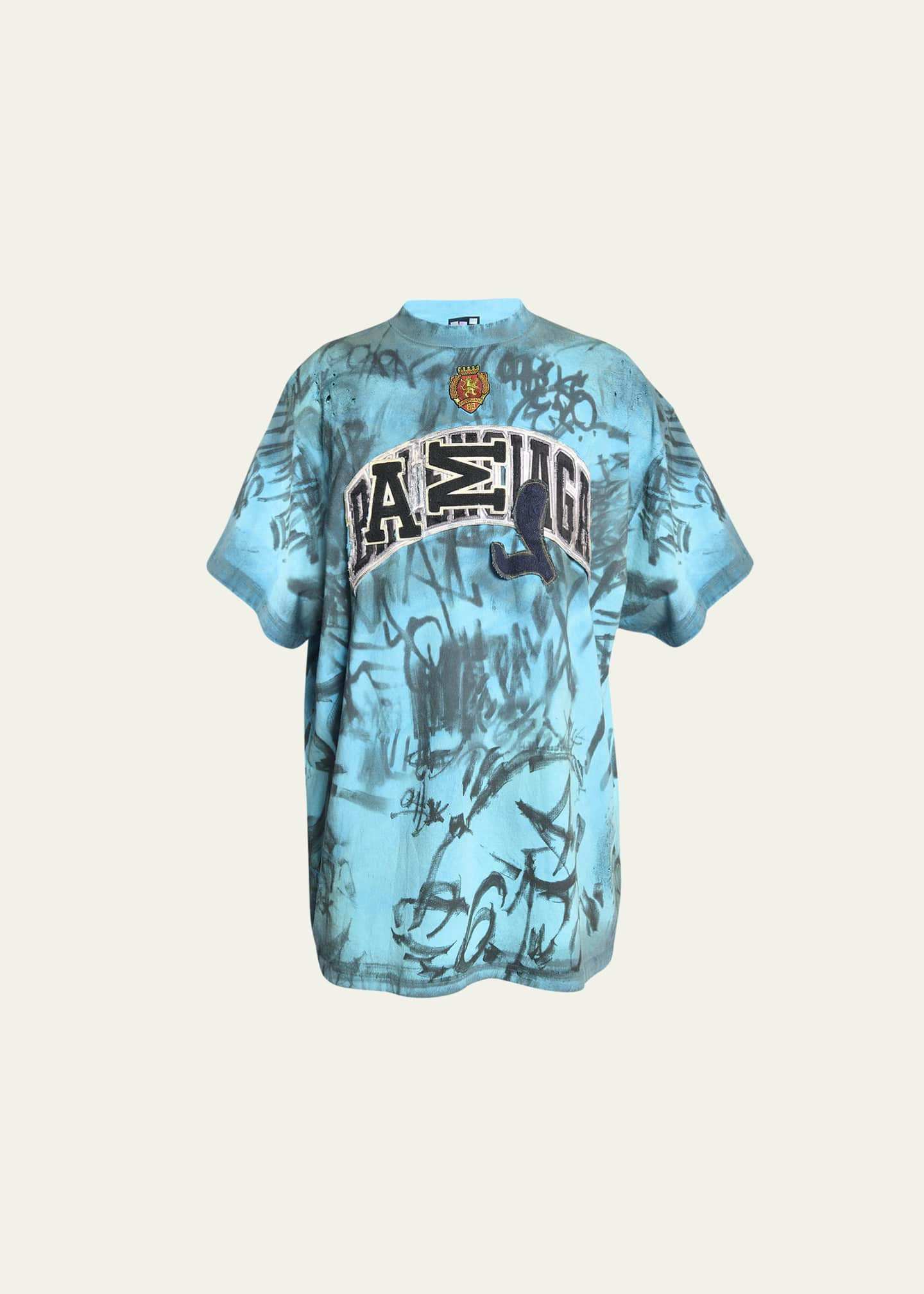 Men's Oversized Graffiti Skater T-Shirt