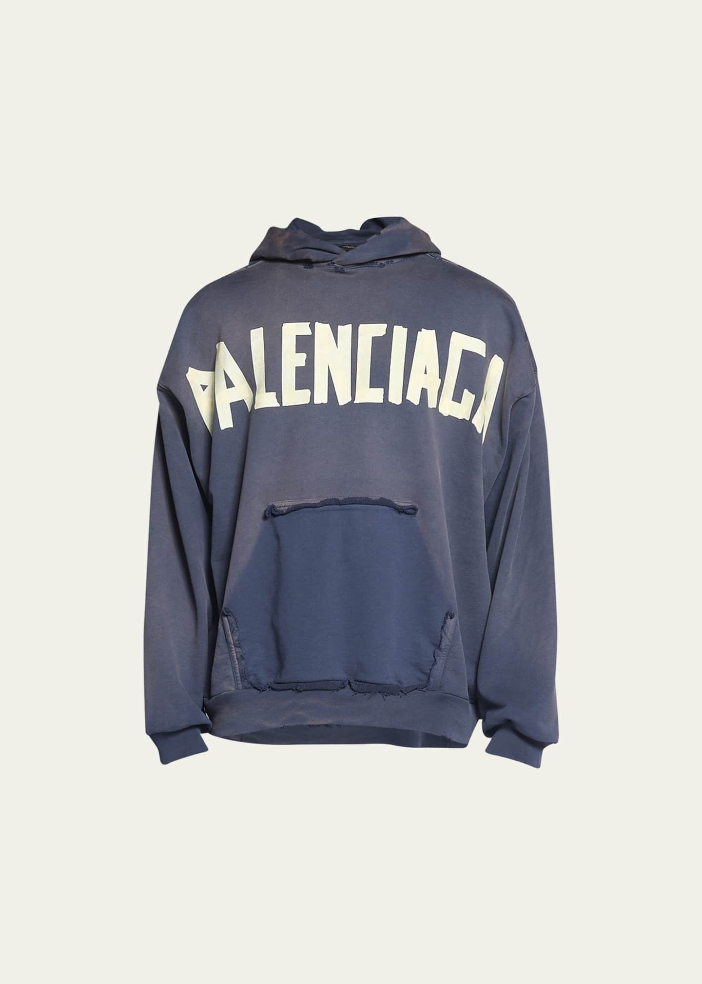 Balenciaga back hoodie shop
