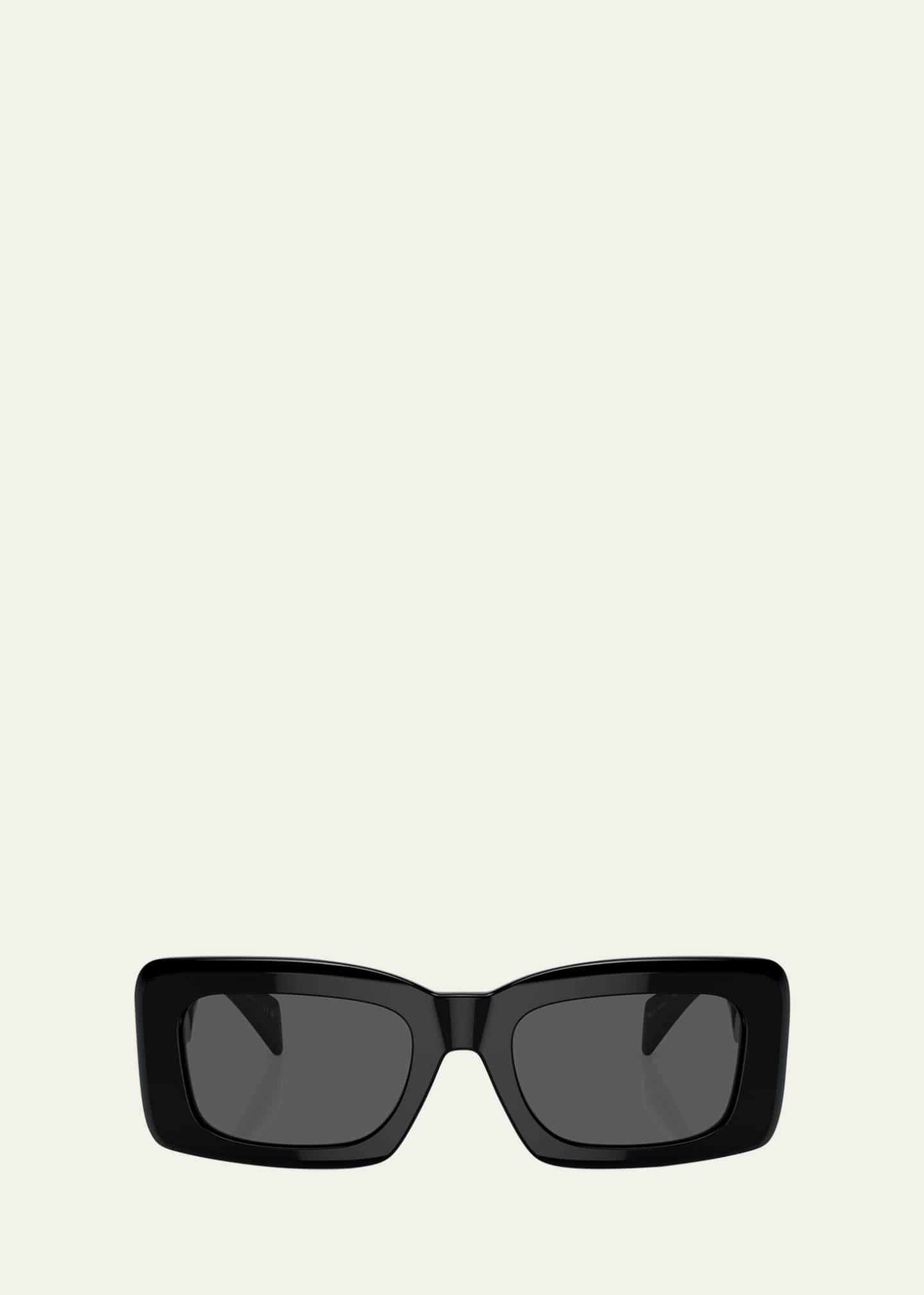Versace black greca squared sunglasses store