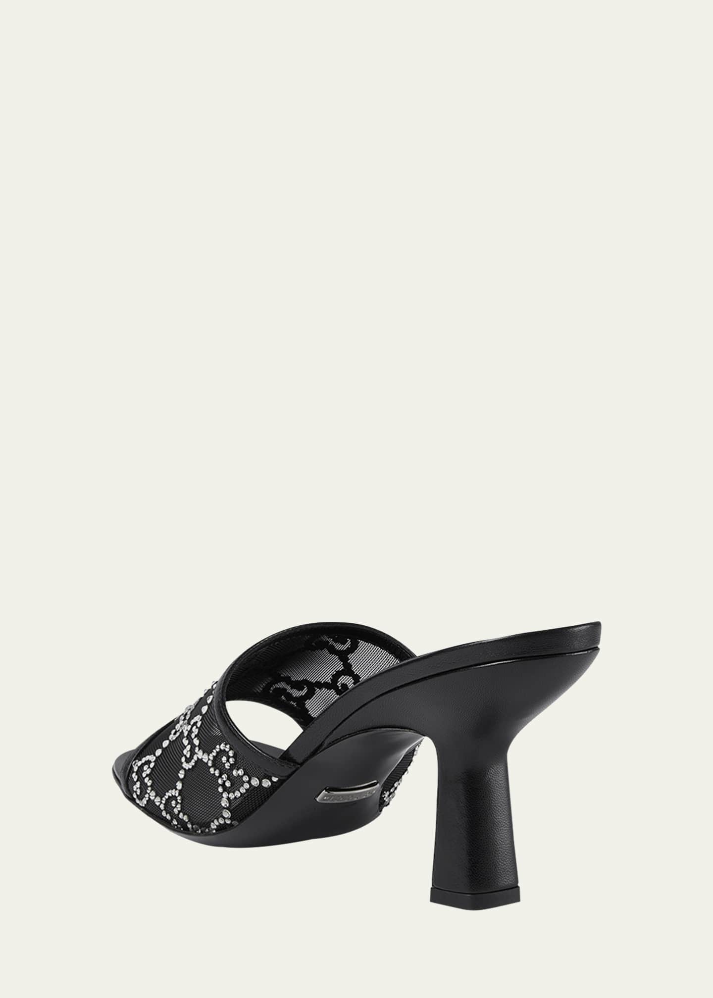 Gucci sandals with rhinestones on sale