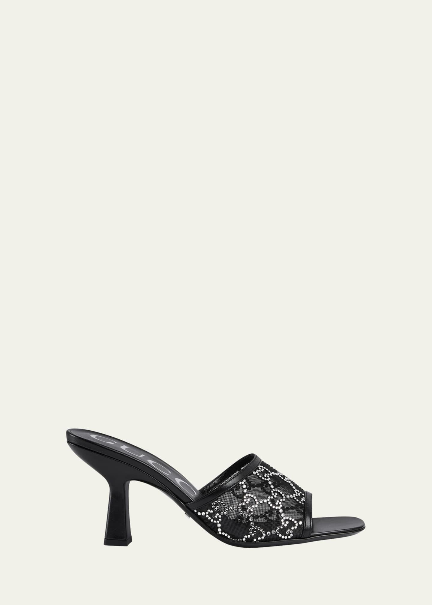 Gucci rhinestone heels clearance