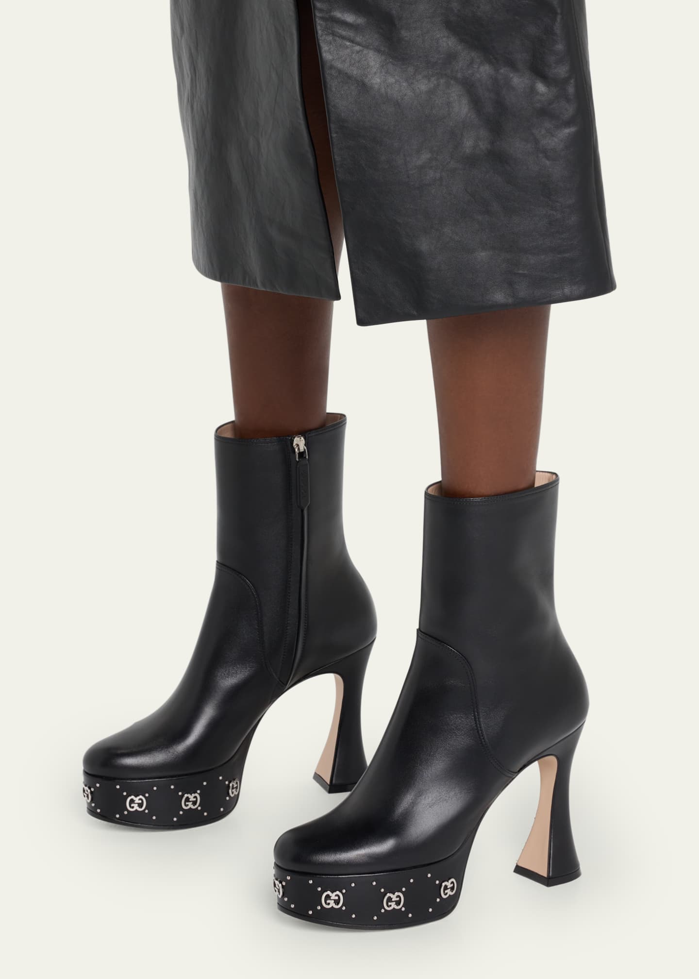 Gucci store platform boots