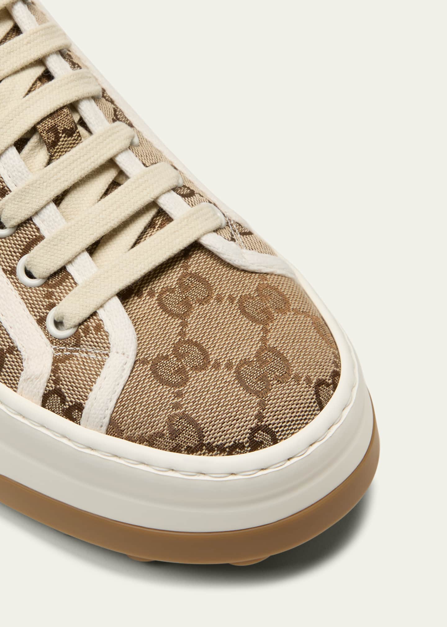 Gucci GG Canvas Low Top Platform Sneakers Bergdorf Goodman