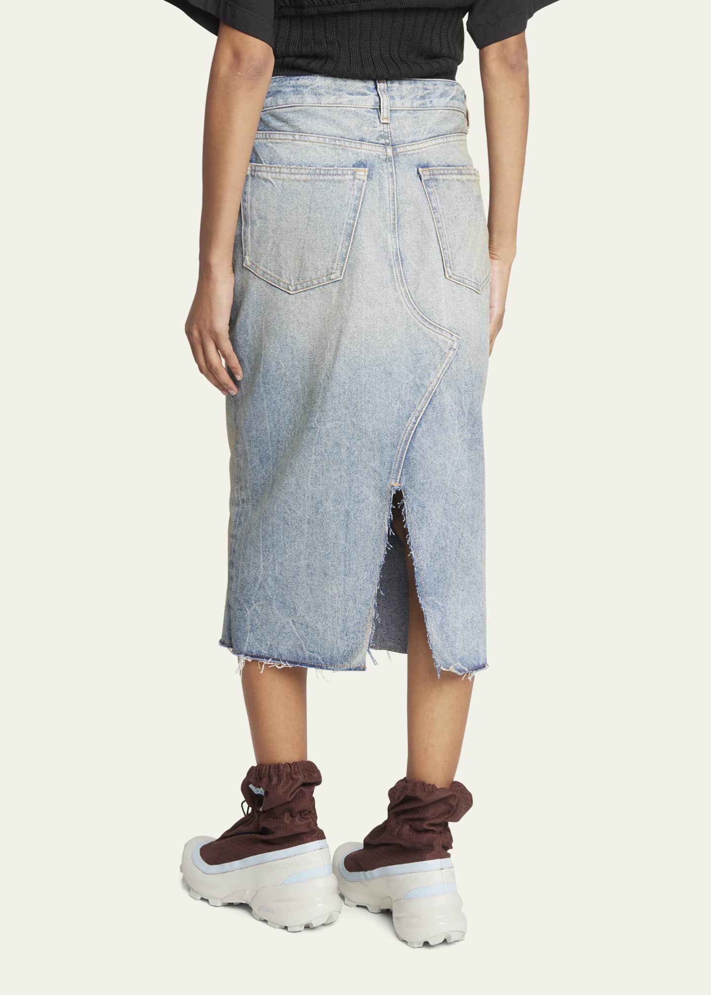 Long Denim Skirt MM6 main image 0
