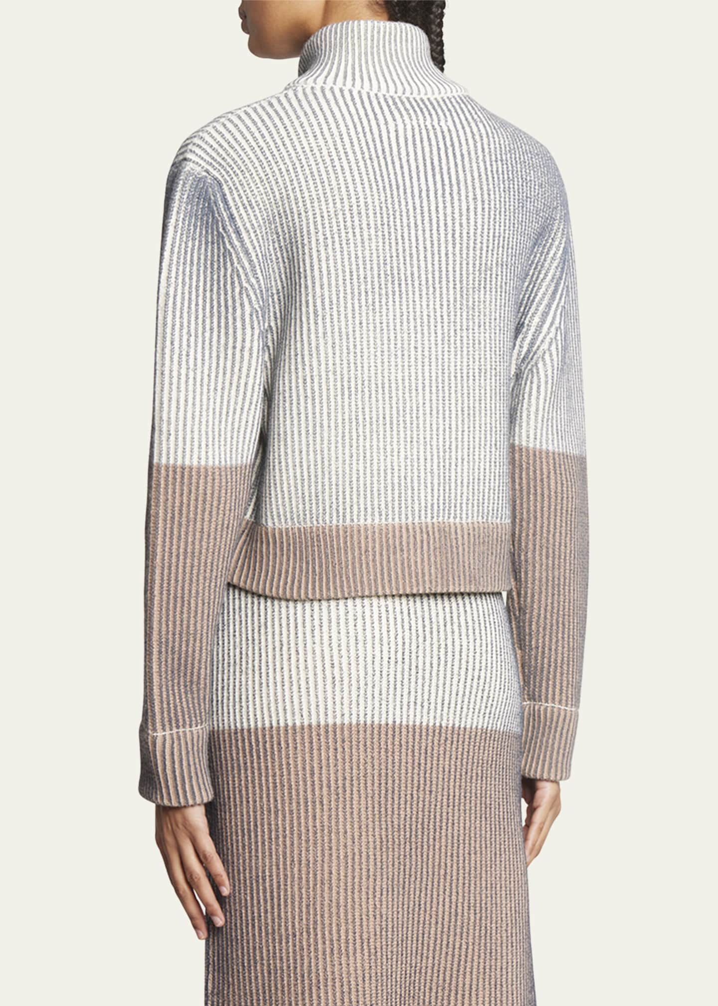 MM6 Maison Margiela Knit Colorblock Sportsjacket - Bergdorf Goodman