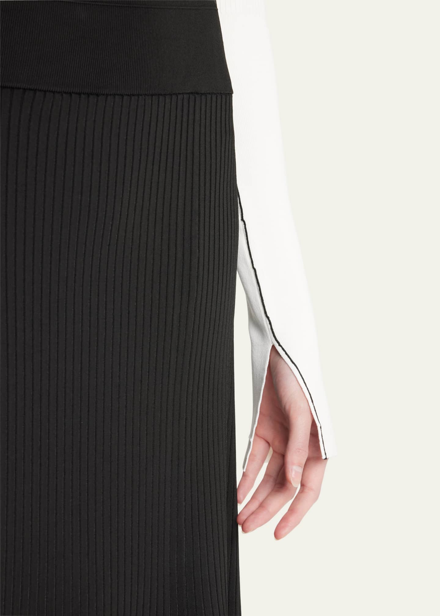 MARIA MCMANUS Long-Sleeve Crop Top with Contrast Line - Bergdorf