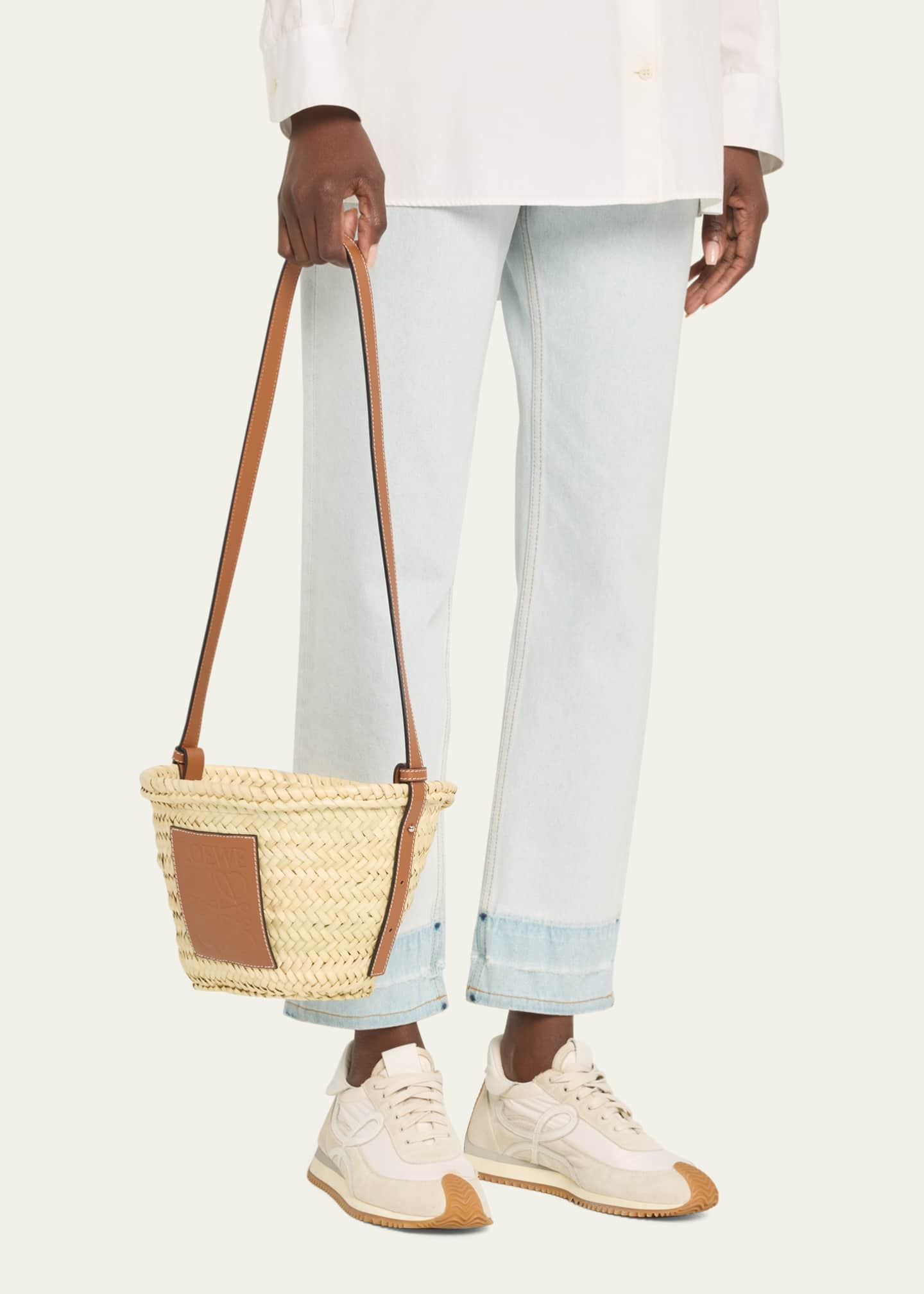 loewe bucket bag white