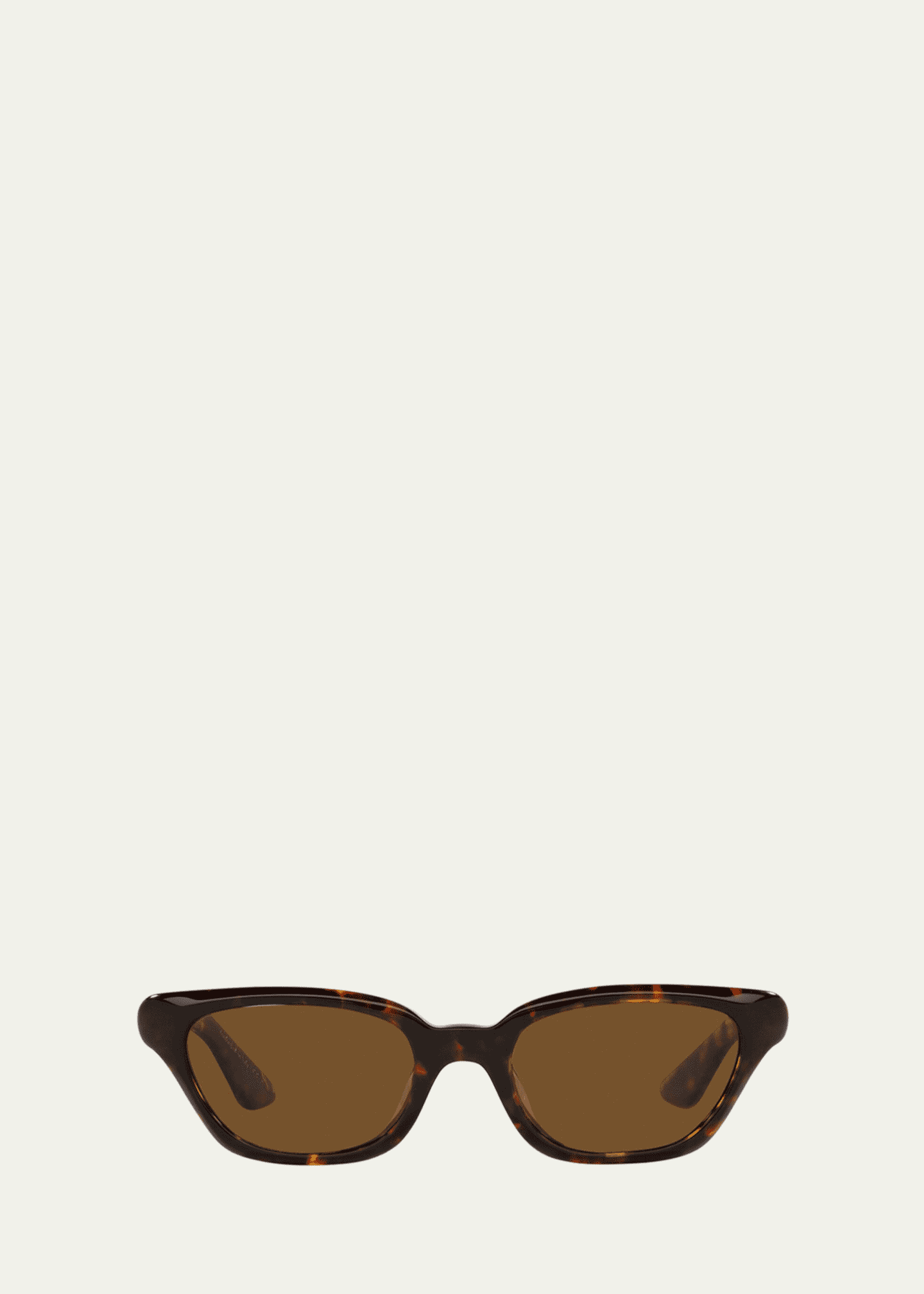 KHAITE x Oliver Peoples 1983C Tortoise Acetate & Crystal Cat-Eye Sunglasses Image 1 of 3