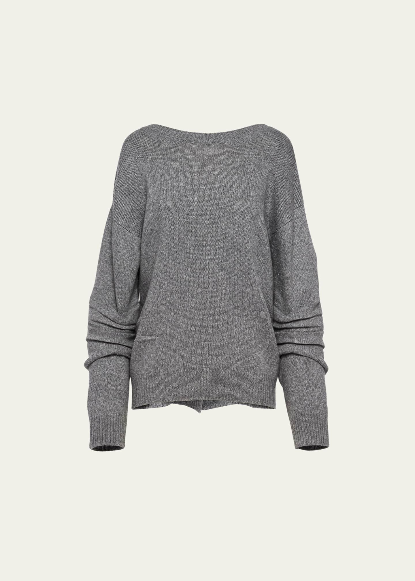 【送料&関税込】Prada Melange Sand Cashmere Sweater Prada Open Back Cashmere Blend Sweater - Bergdorf Goodman