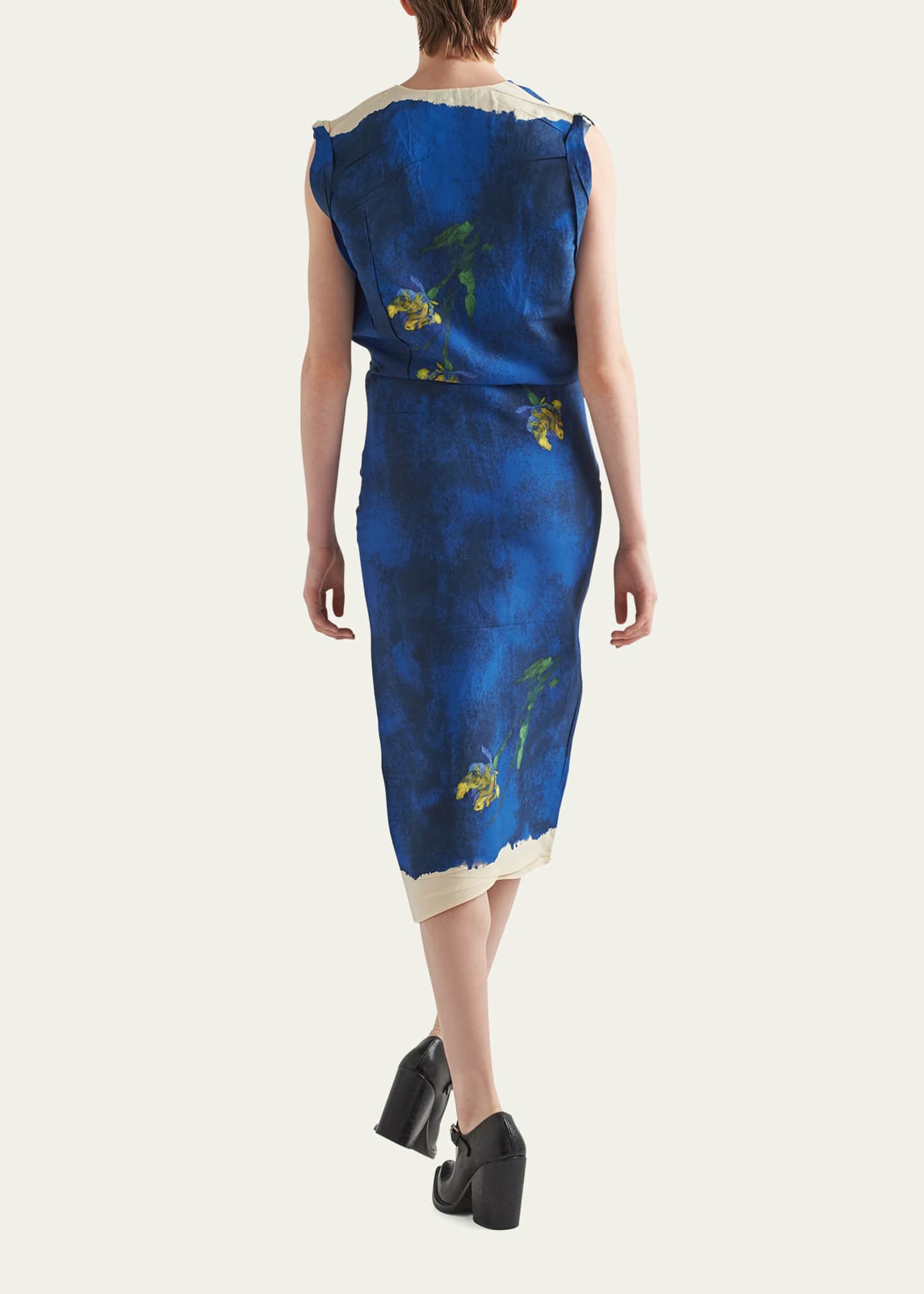 Prada Printed Midi Dress Image 3 of 4