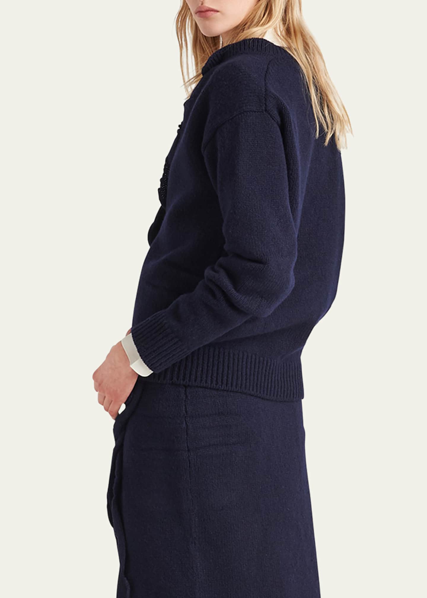 Prada One-Button Wool Sweater Image 3 of 4