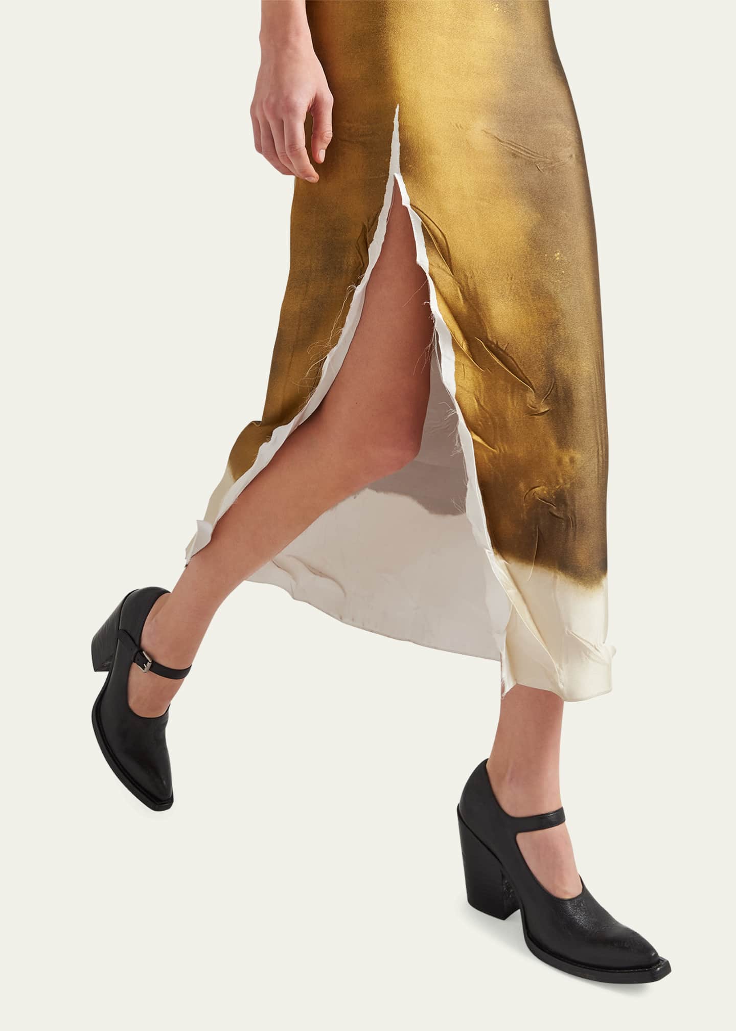 Prada Dyed Midi Slip Dress Image 4 of 4