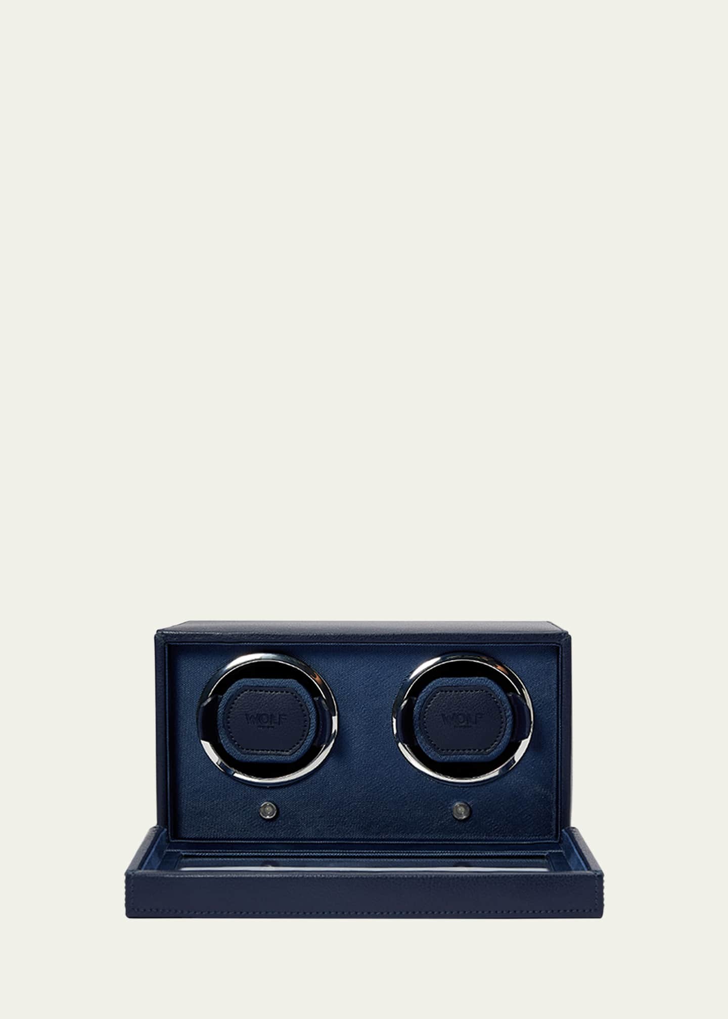 WOLF Cub Double Watch Winder with Cover Image 1 of 4