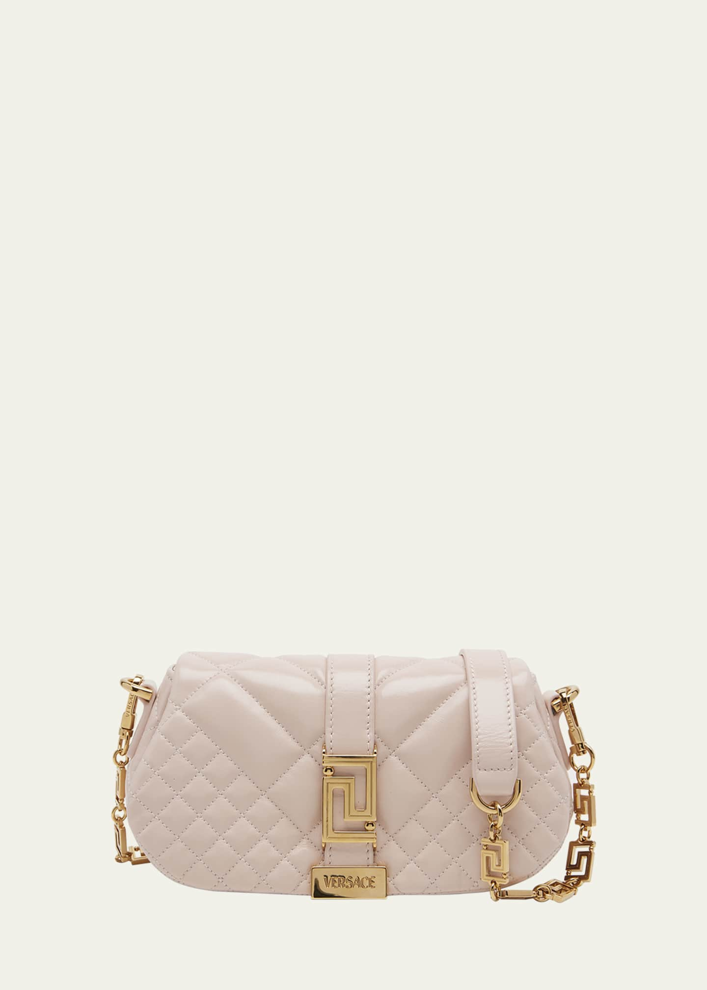 Versace Quilted Leather Crossbody Bag