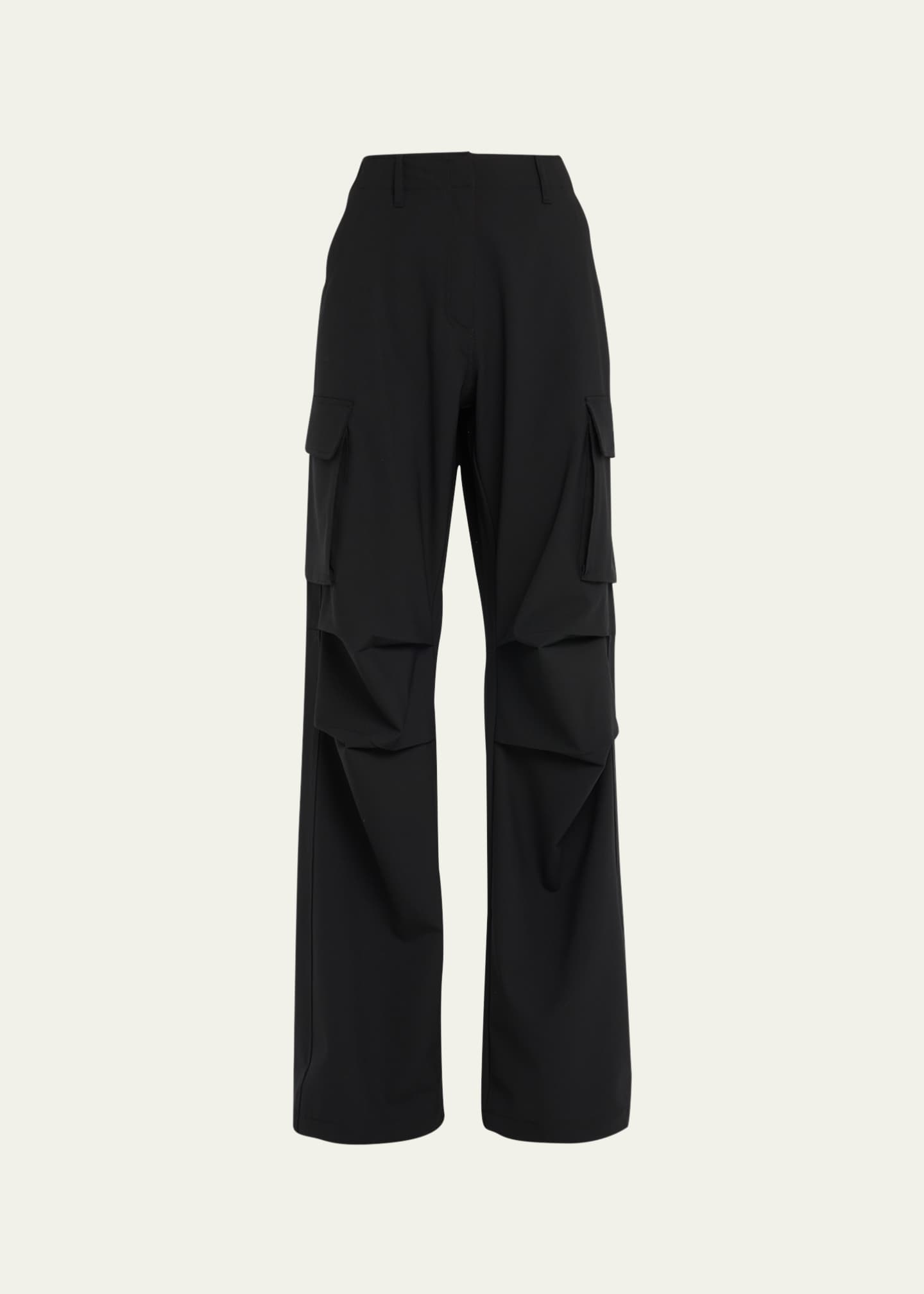 Lardini Black Tailored Cargo Pants