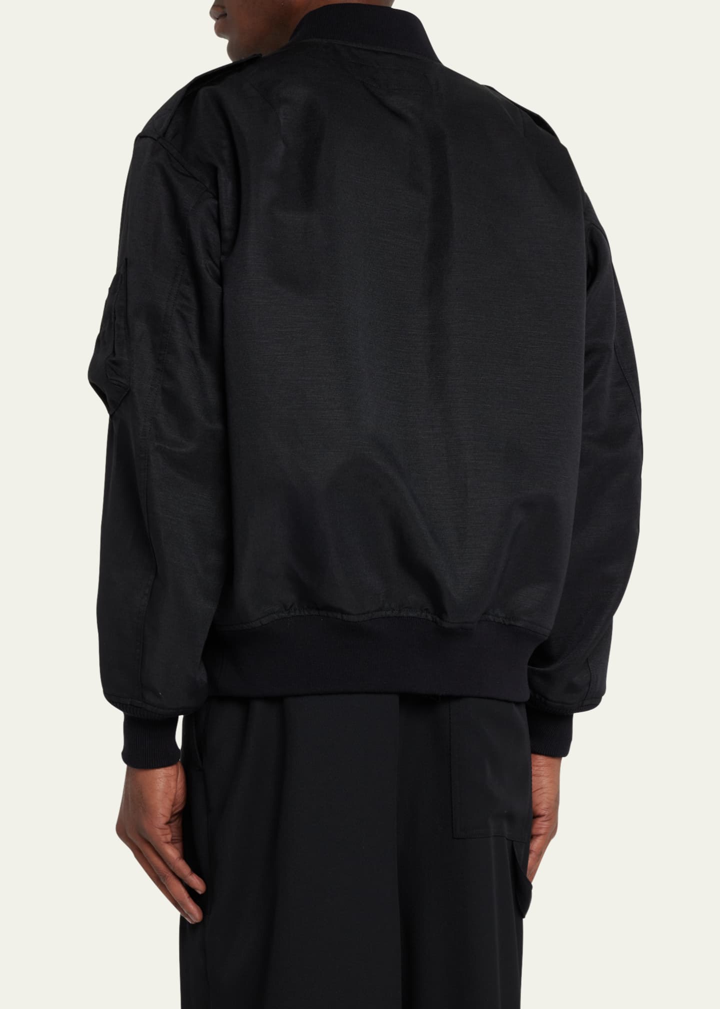 CDG HOMME Men's LinenBlend Bomber Jacket Bergdorf Goodman