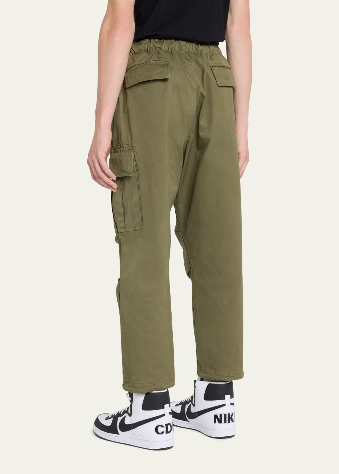 CDG HOMME Men's Drawstring Chino Cargo Pants Bergdorf Goodman