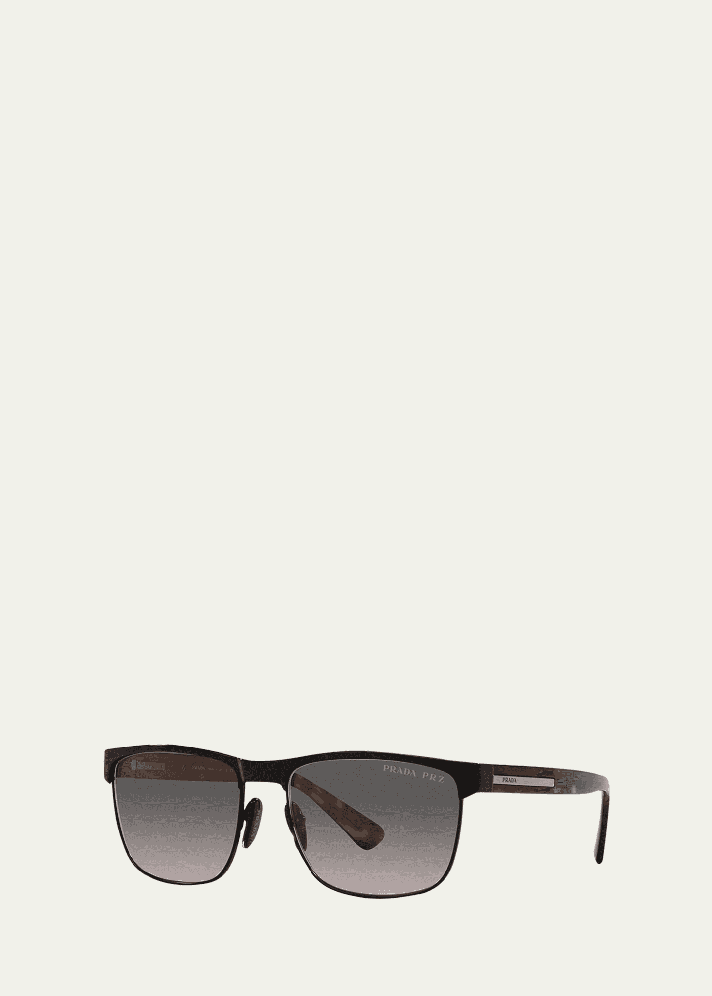 Prada half cheap rim glasses