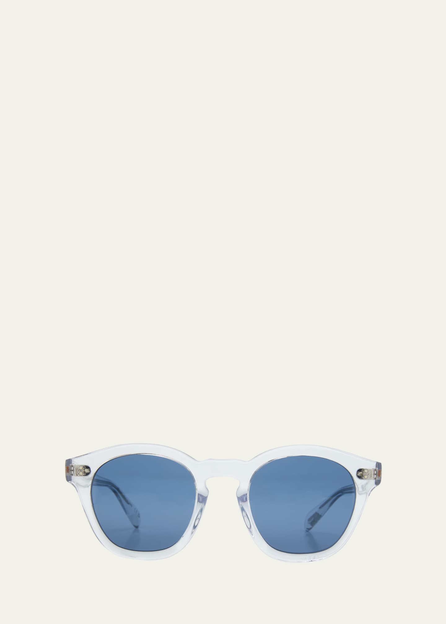 Oliver Peoples Clear Round Acetate Sunglasses - Bergdorf Goodman