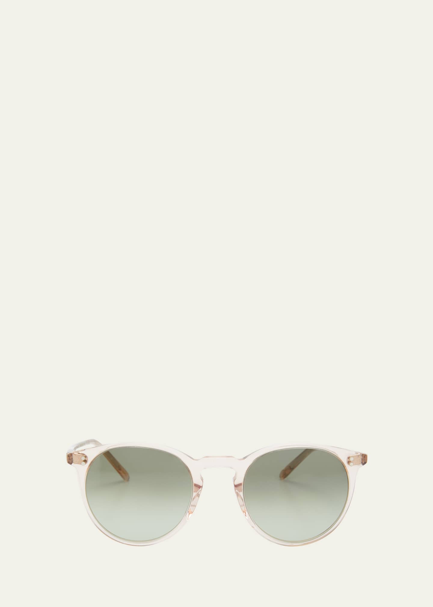 Transparent sales round sunglasses