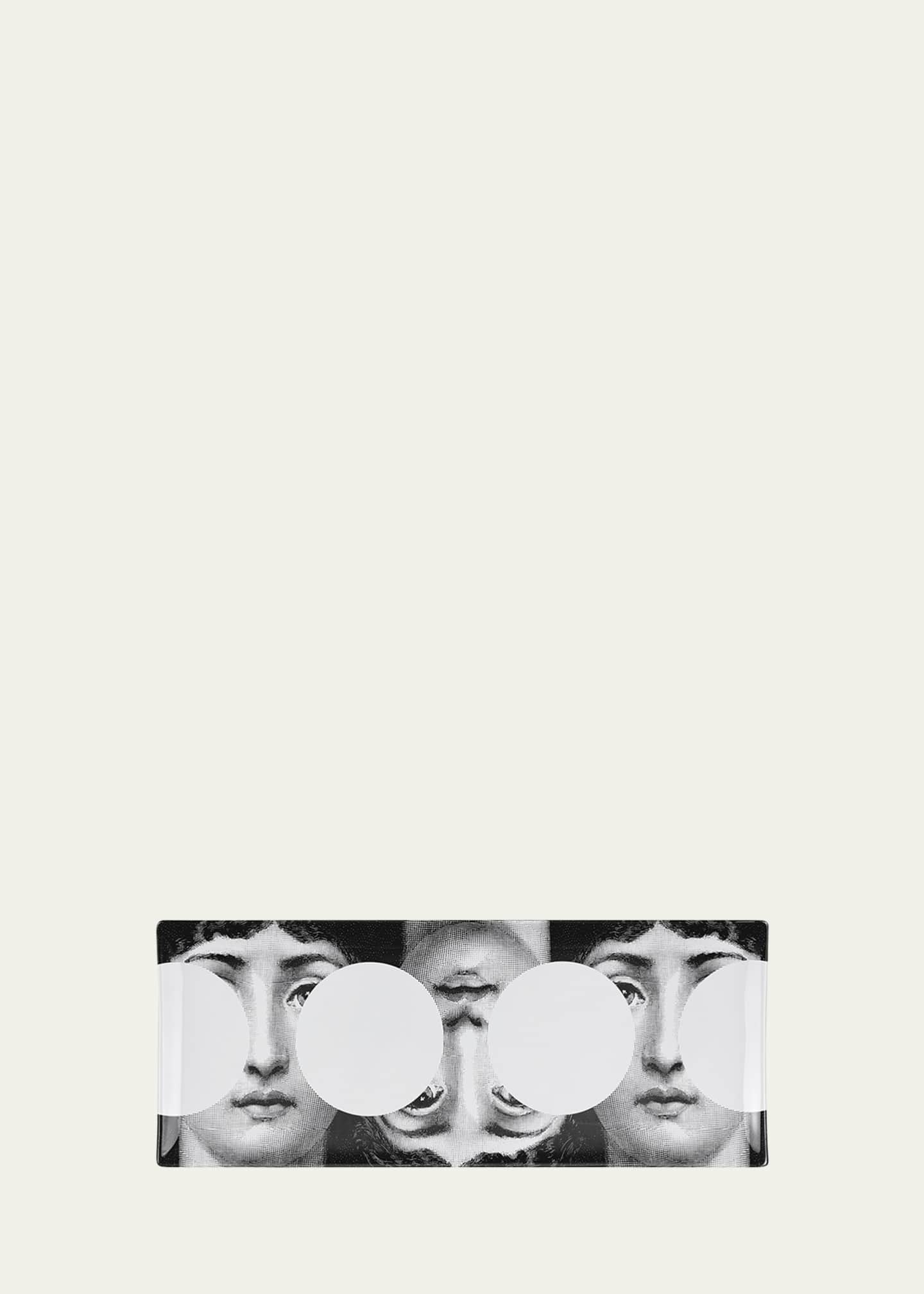 Fornasetti Rectangular Tray - Tema E Variazioni N.149