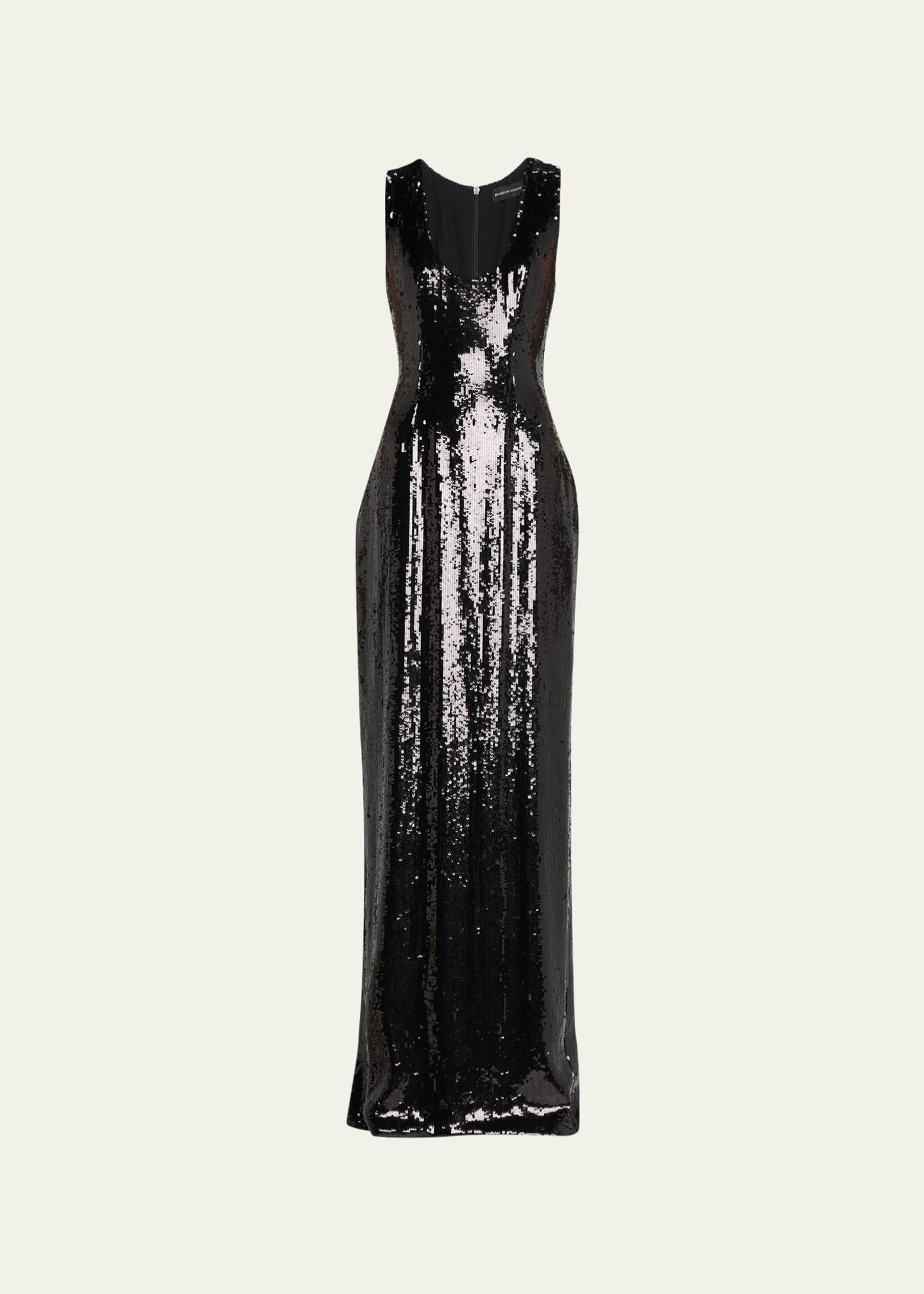 Brandon Maxwell The Everly Sequin-Embellished Column Gown - Bergdorf ...