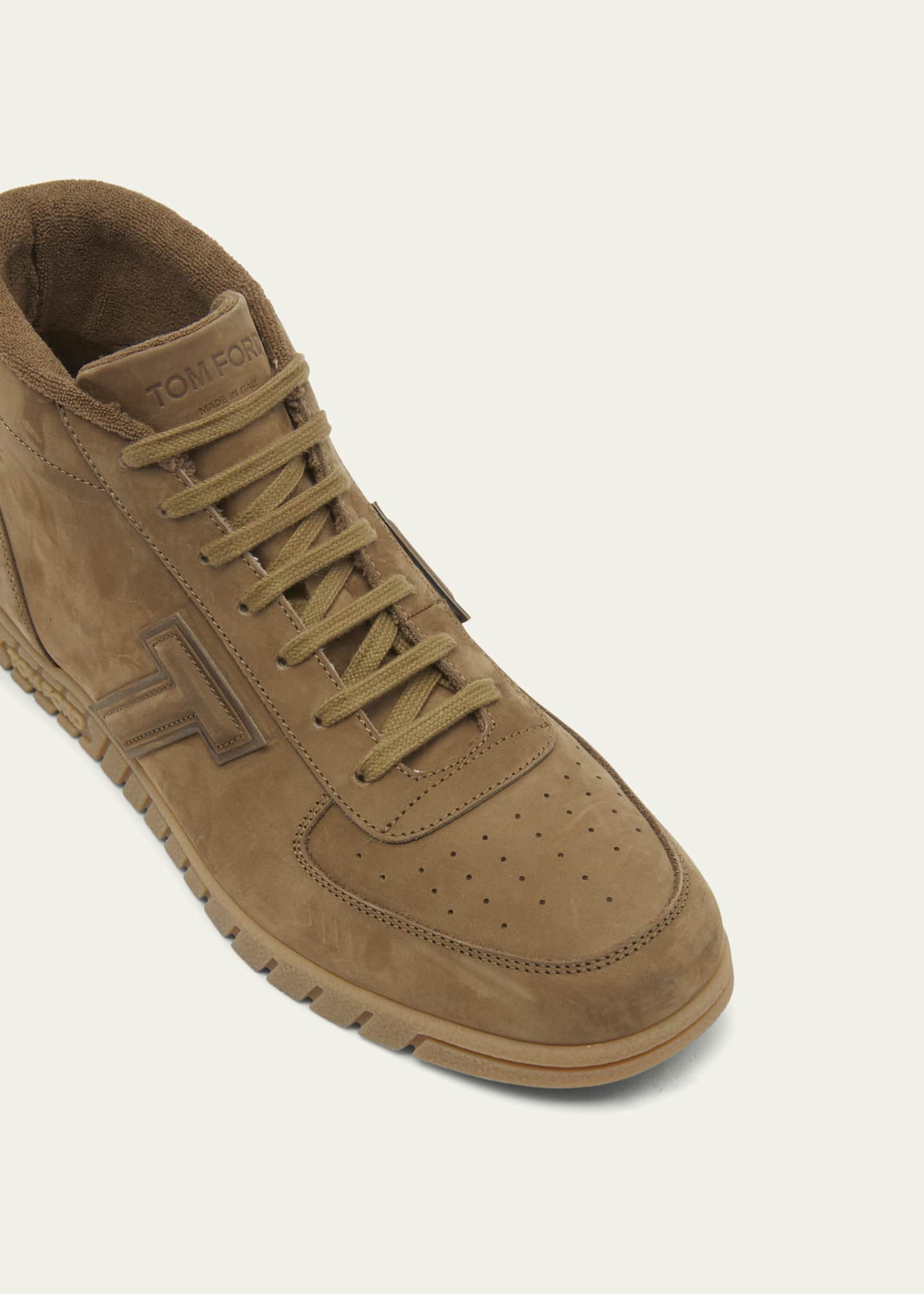 TOM FORD Men s Connor Suede Tonal High Top Sneakers