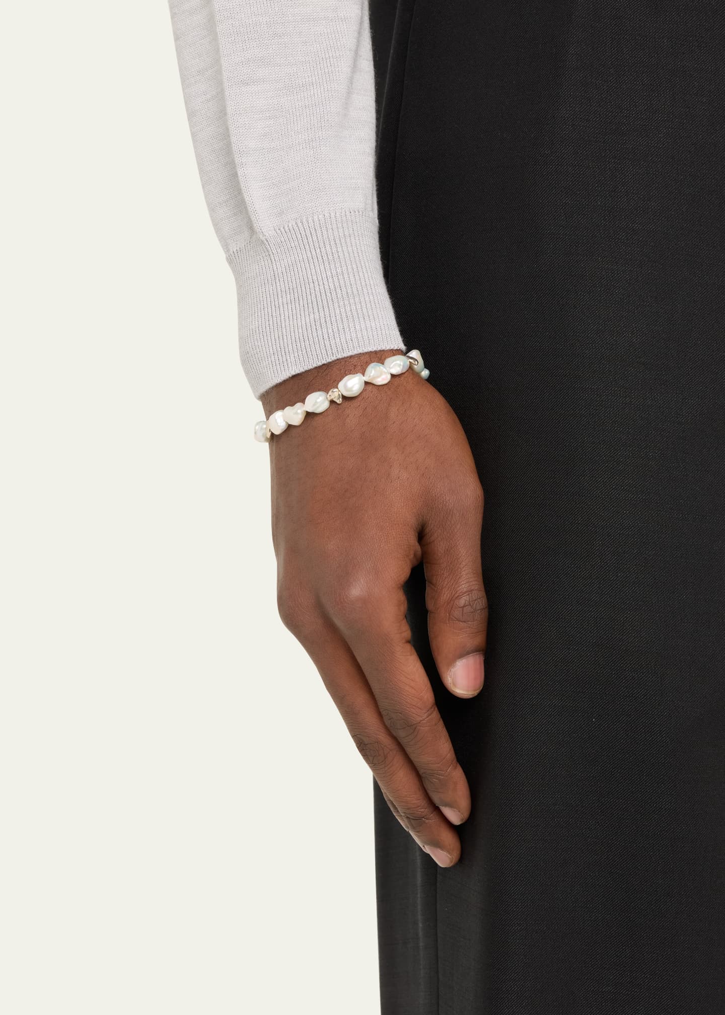 Lois Sasson Design Men's Freshwater Pearl Bracelet Image 2 of 4