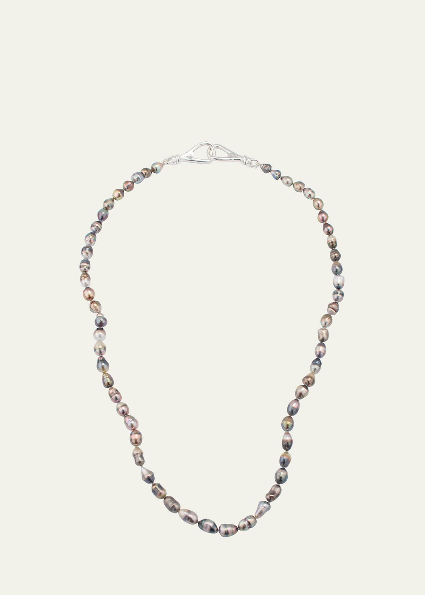 Men's tahitian black pearl 2025 necklace