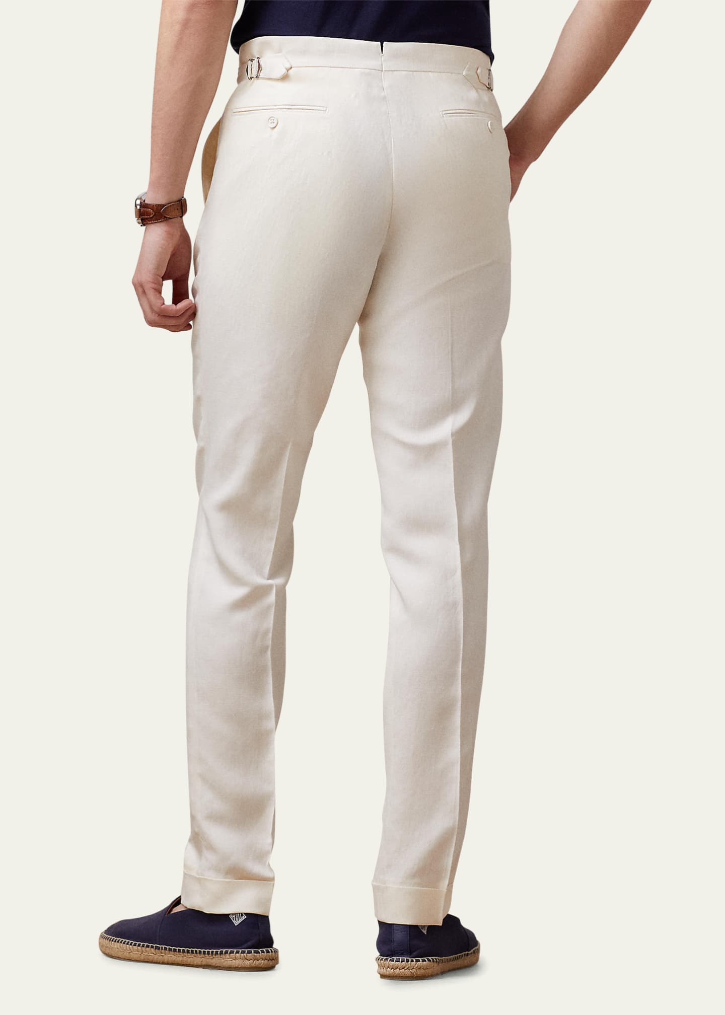 White linen pants mens ralph lauren 2025