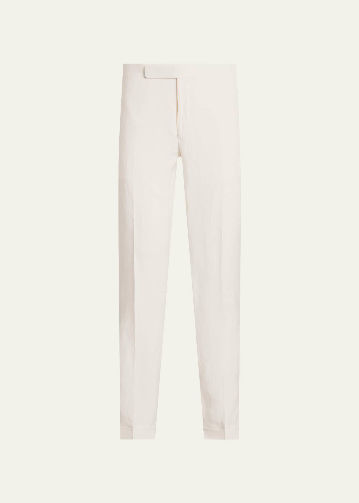 Ralph lauren white linen pants top