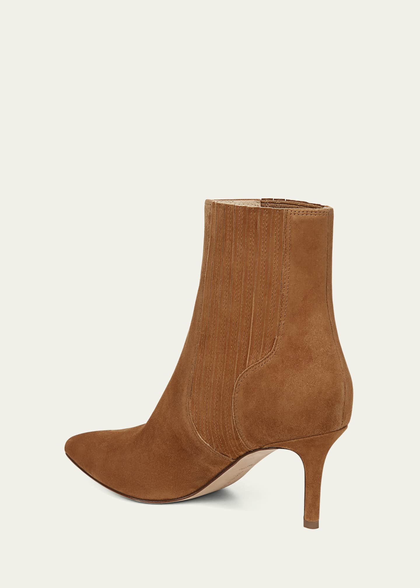 Veronica Beard Lisa Suede Stiletto Chelsea Booties Image 4 of 4
