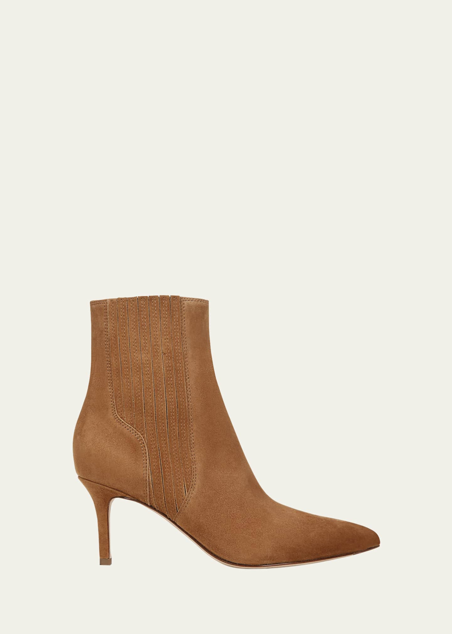 Veronica Beard Lisa Suede Stiletto Chelsea Booties Image 1 of 4