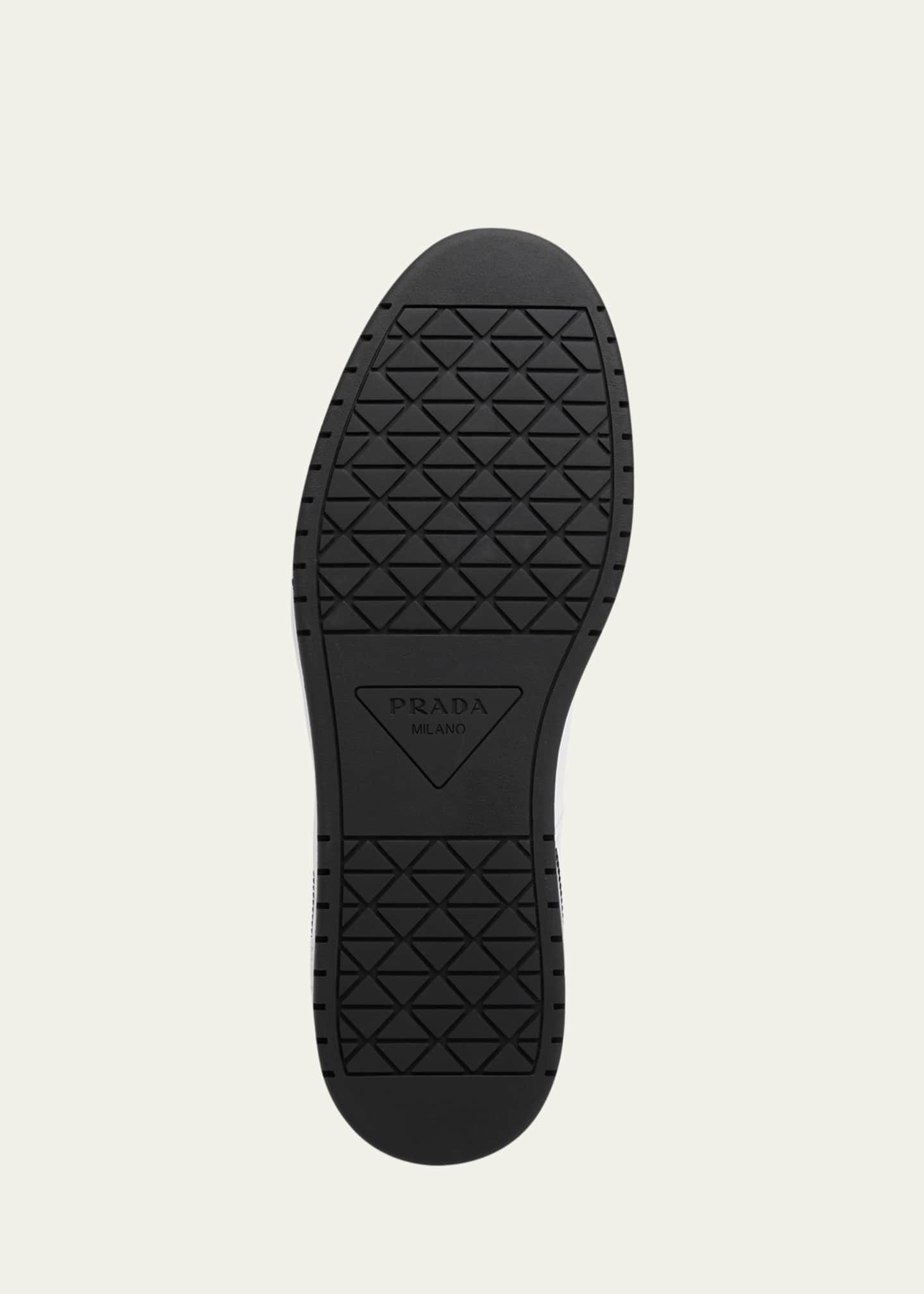 Prada Men's Downtown Patent Leather Low-Top Sneakers Image 6 of 7
