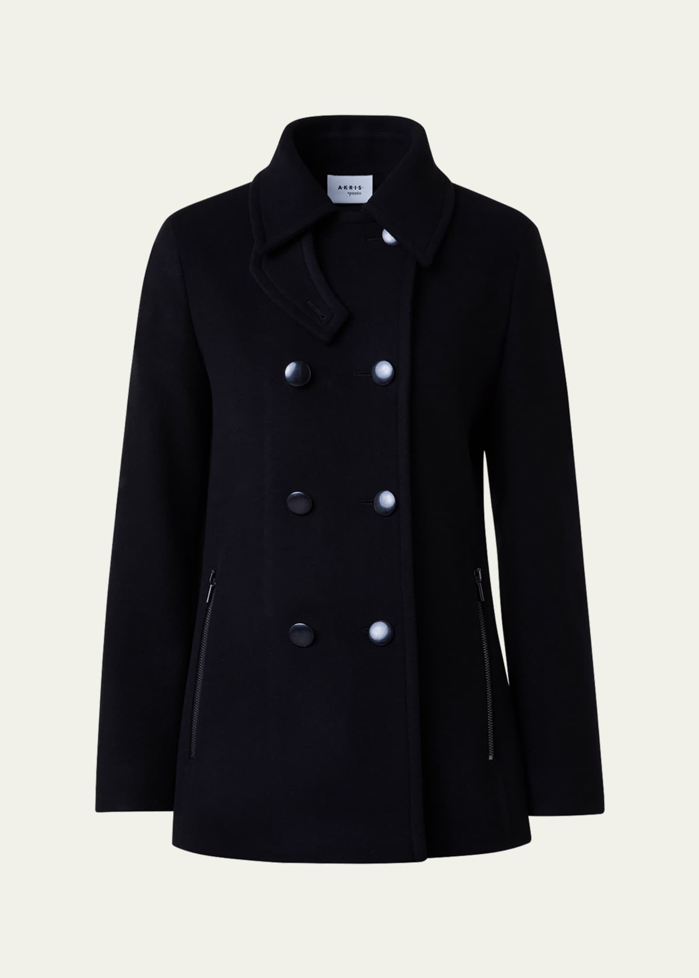 Akris punto Cashmere and Wool-Blend Top Coat Image 1 of 5