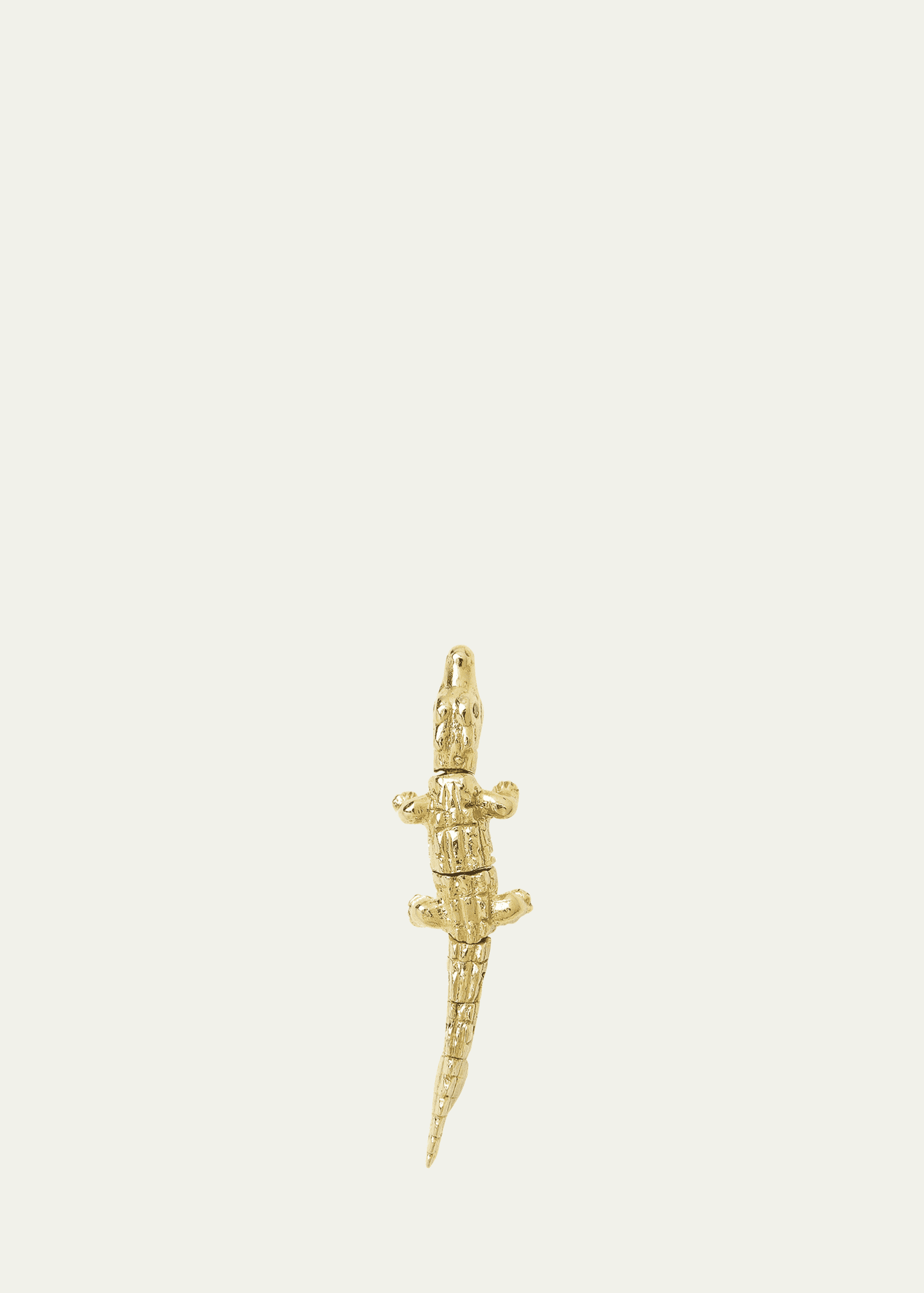 Bibi van der Velden 18K Yellow Gold Alligator Convertible Earring with Diamonds Image 1 of 3