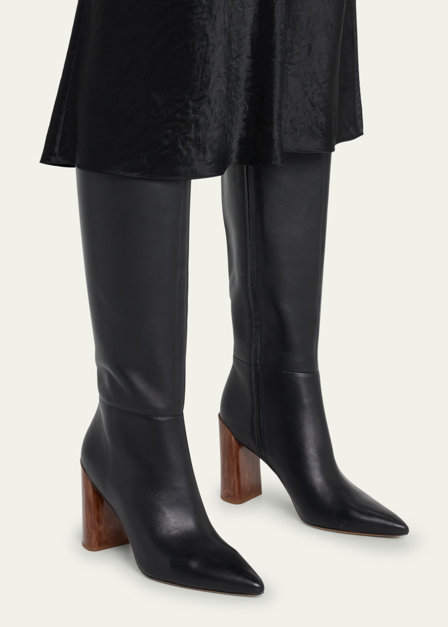 Vince discount leather booties