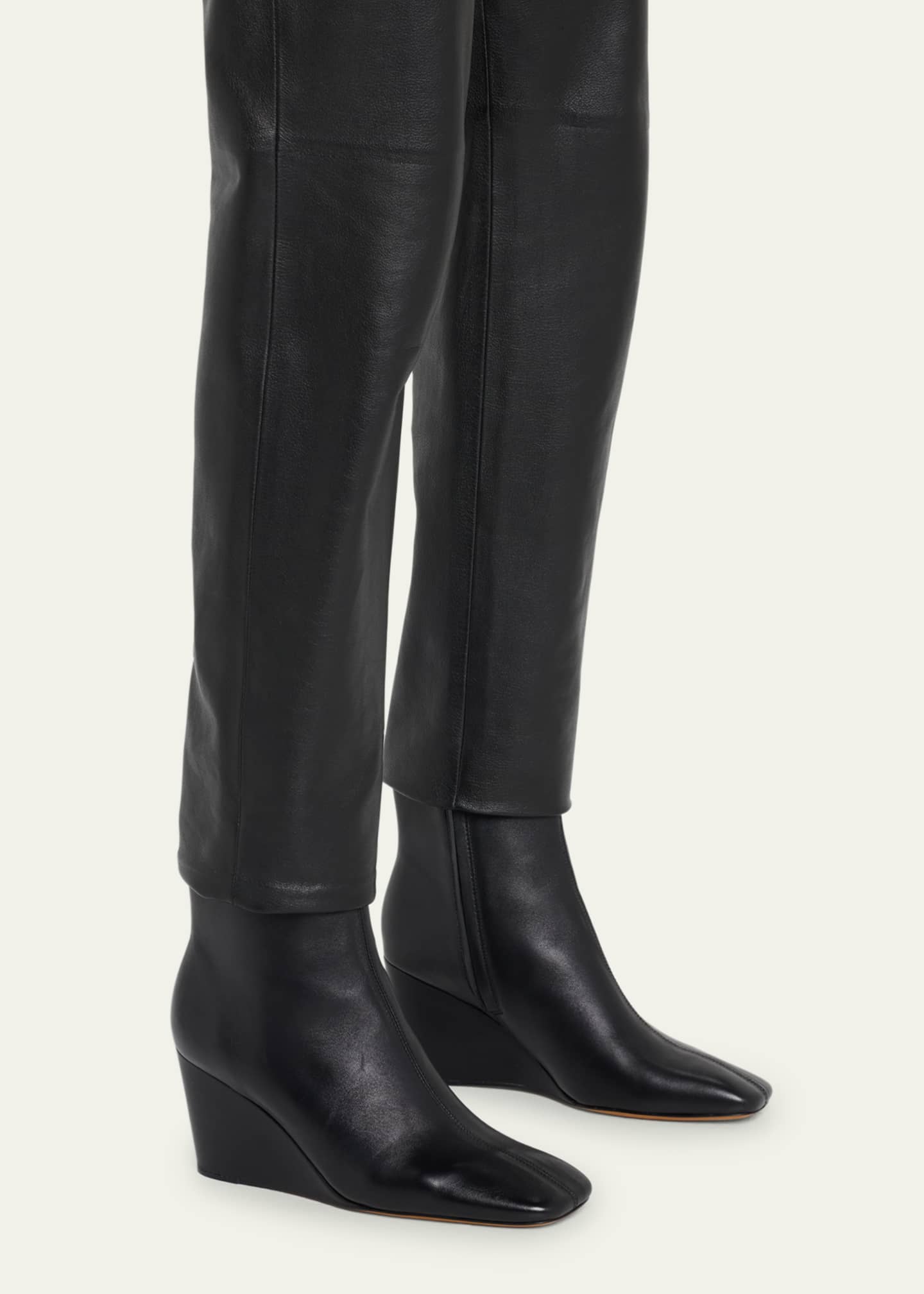 Vince black booties outlet