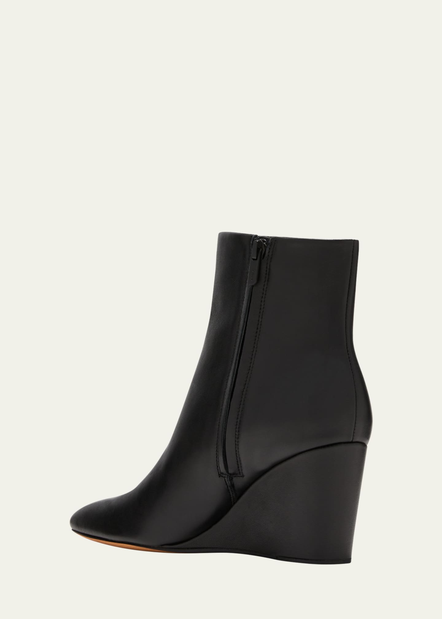 Vince Andy Leather Wedge Ankle Booties Bergdorf Goodman