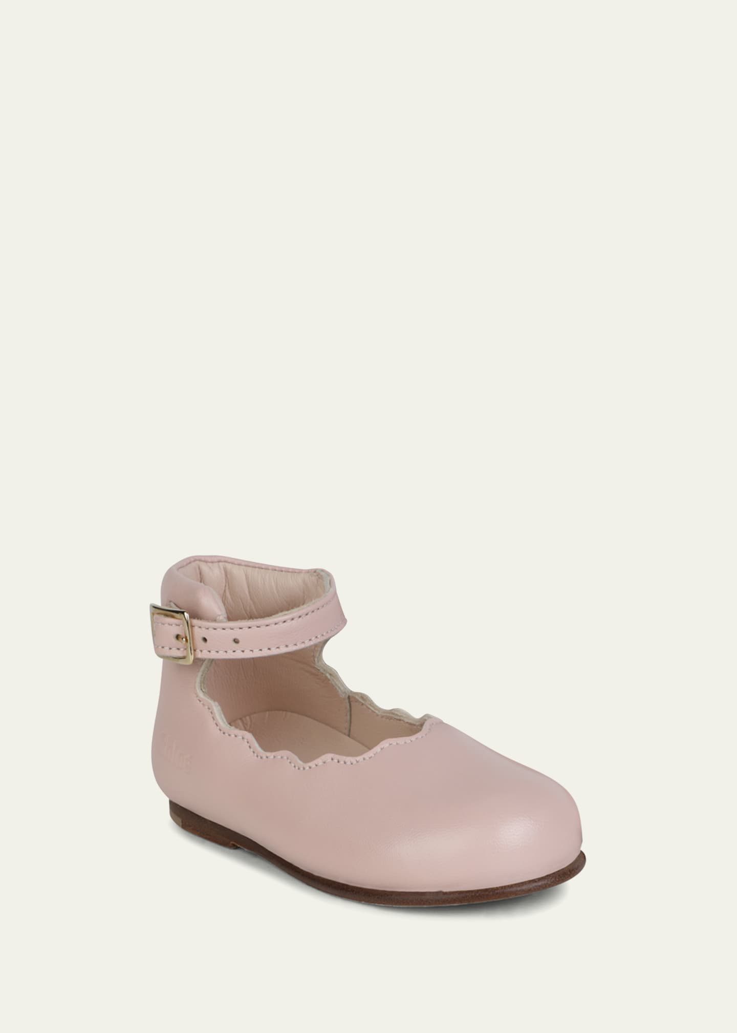 Chloe scalloped flats sale best sale