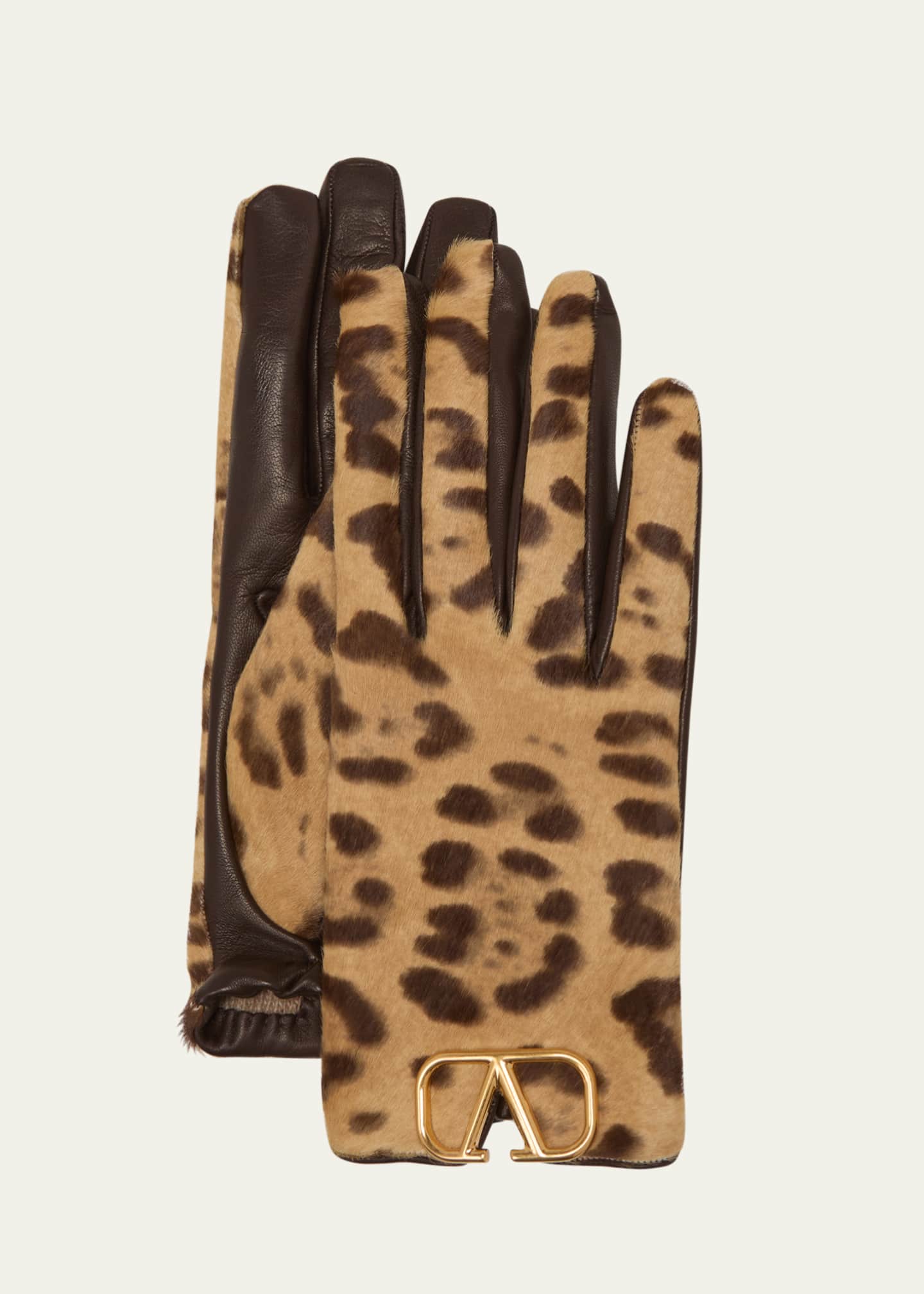 Valentino sale leather gloves